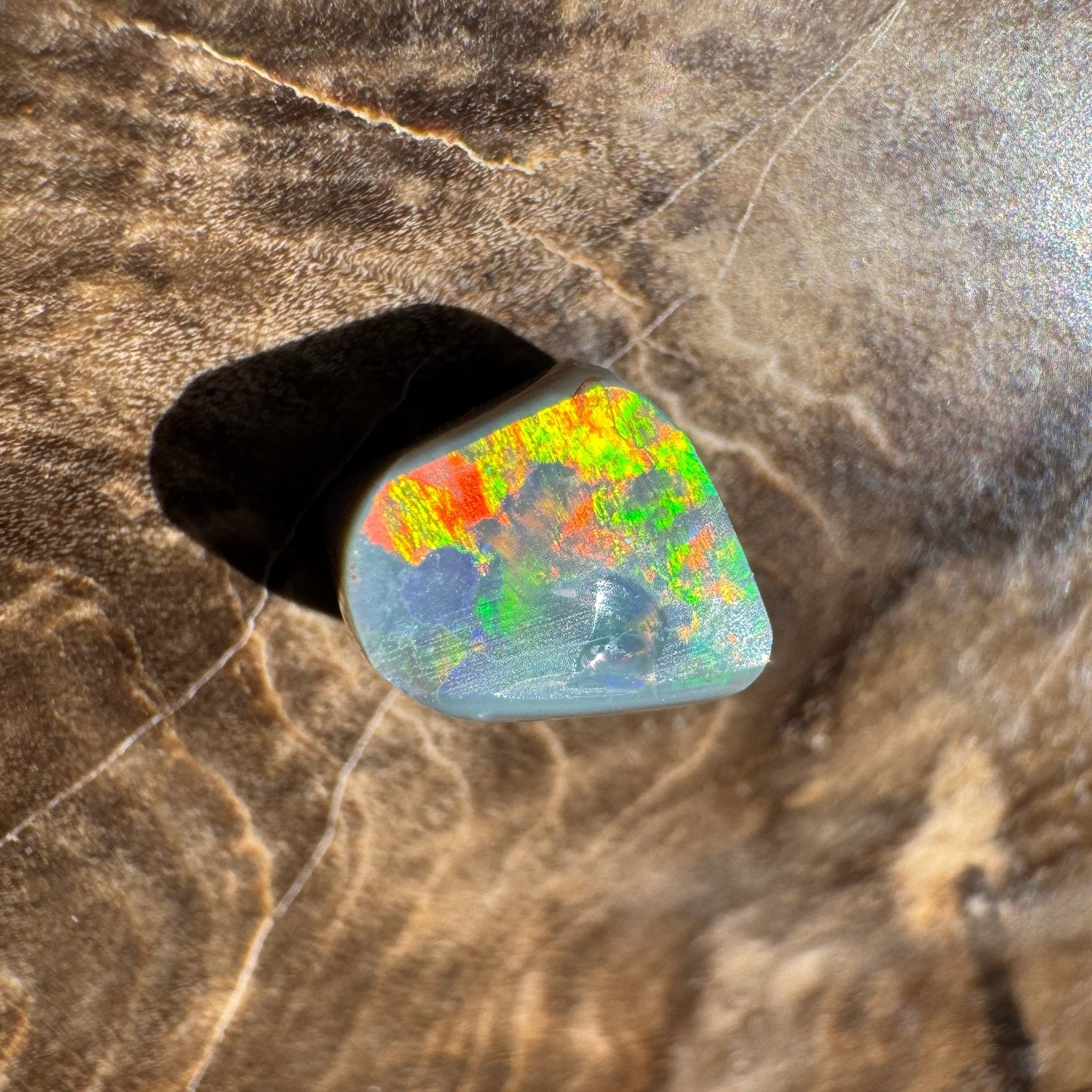 1.3ct Lightning Ridge Freeform Opal | Solid Australian Opal | Hand-Cut