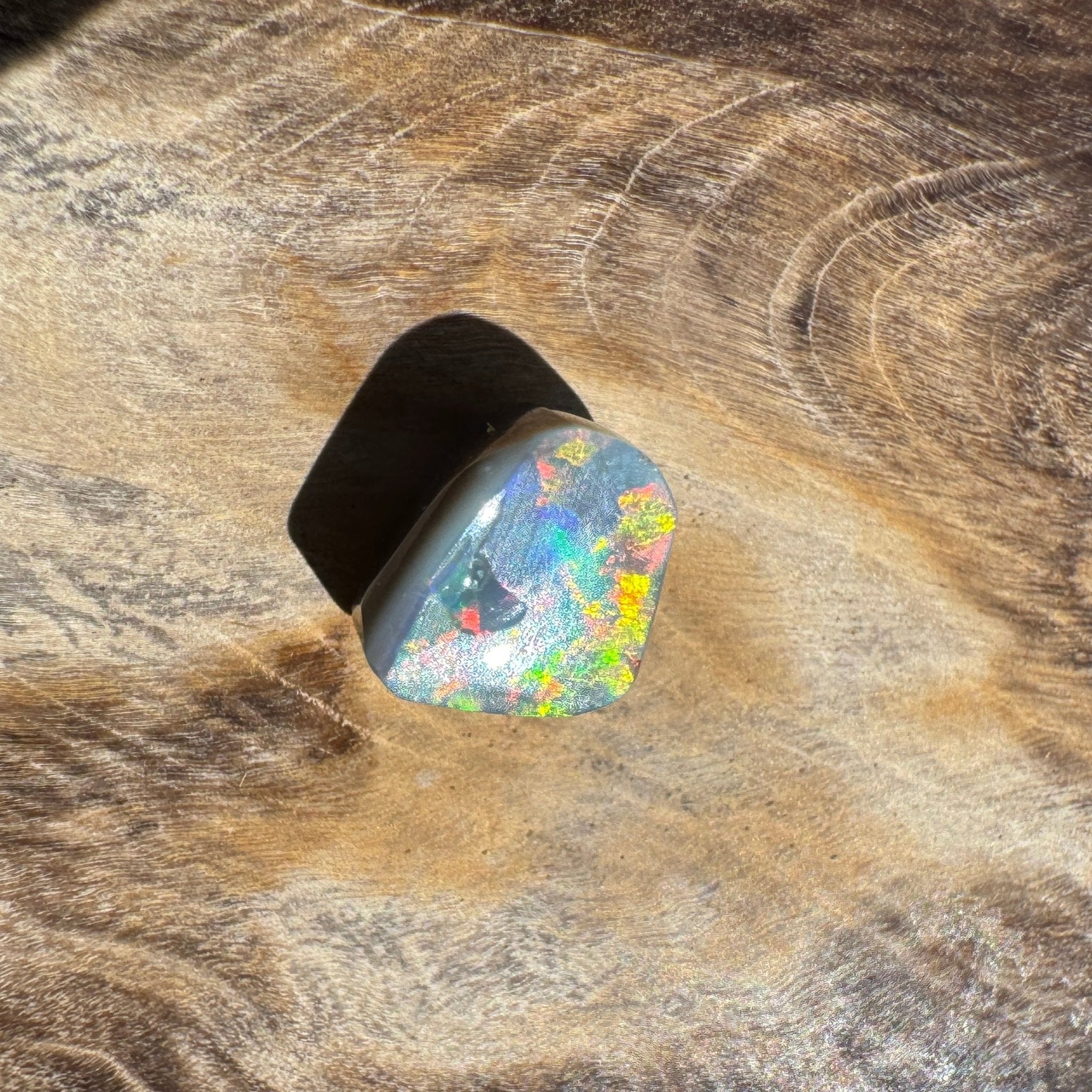 1.3ct Lightning Ridge Freeform Opal | Solid Australian Opal | Hand-Cut