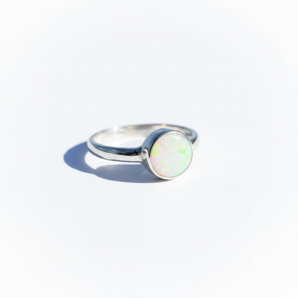 1.3ct Lightning Ridge Opal Ring ~ 'Cradle Mountain Glow' | 925 Sterling Silver | Solid Australian Opal