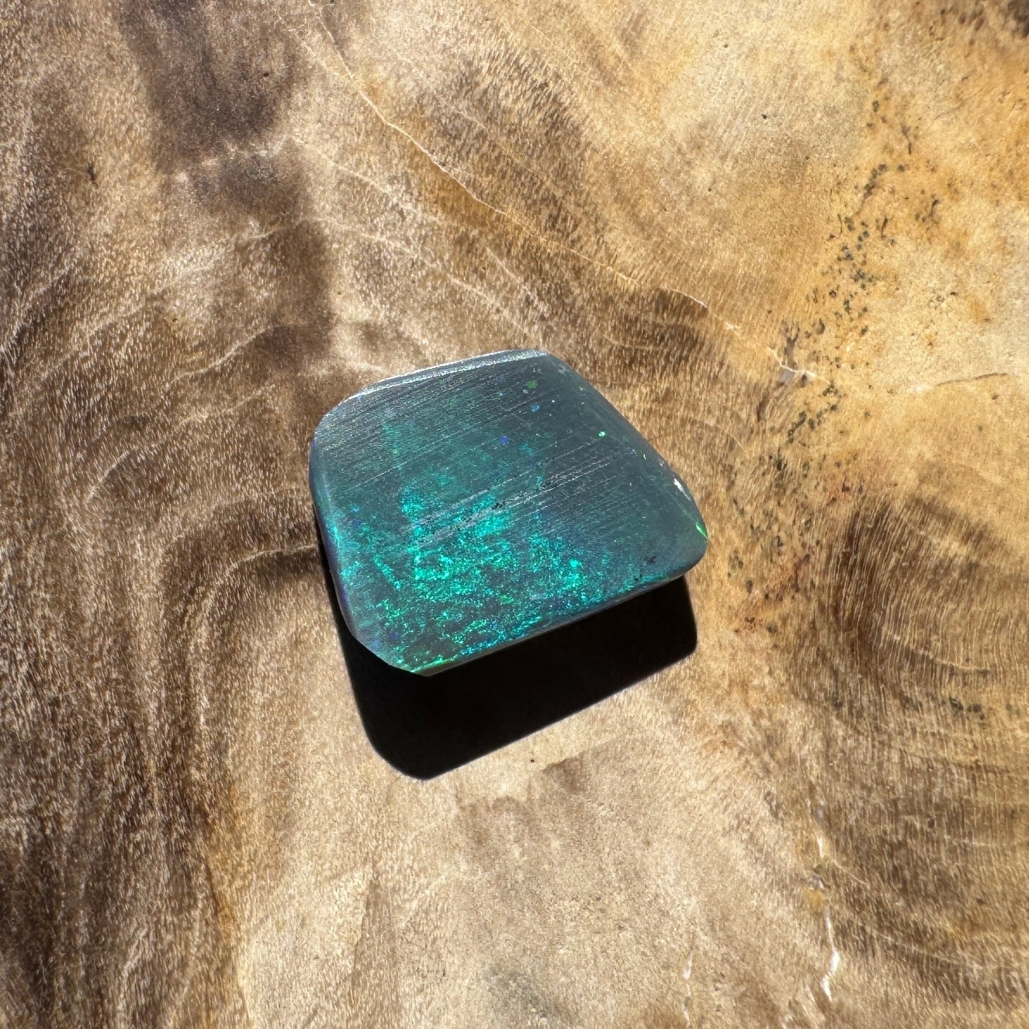 1.3ct Lightning Ridge Semi Black Opal Rub | Solid Australian Opal
