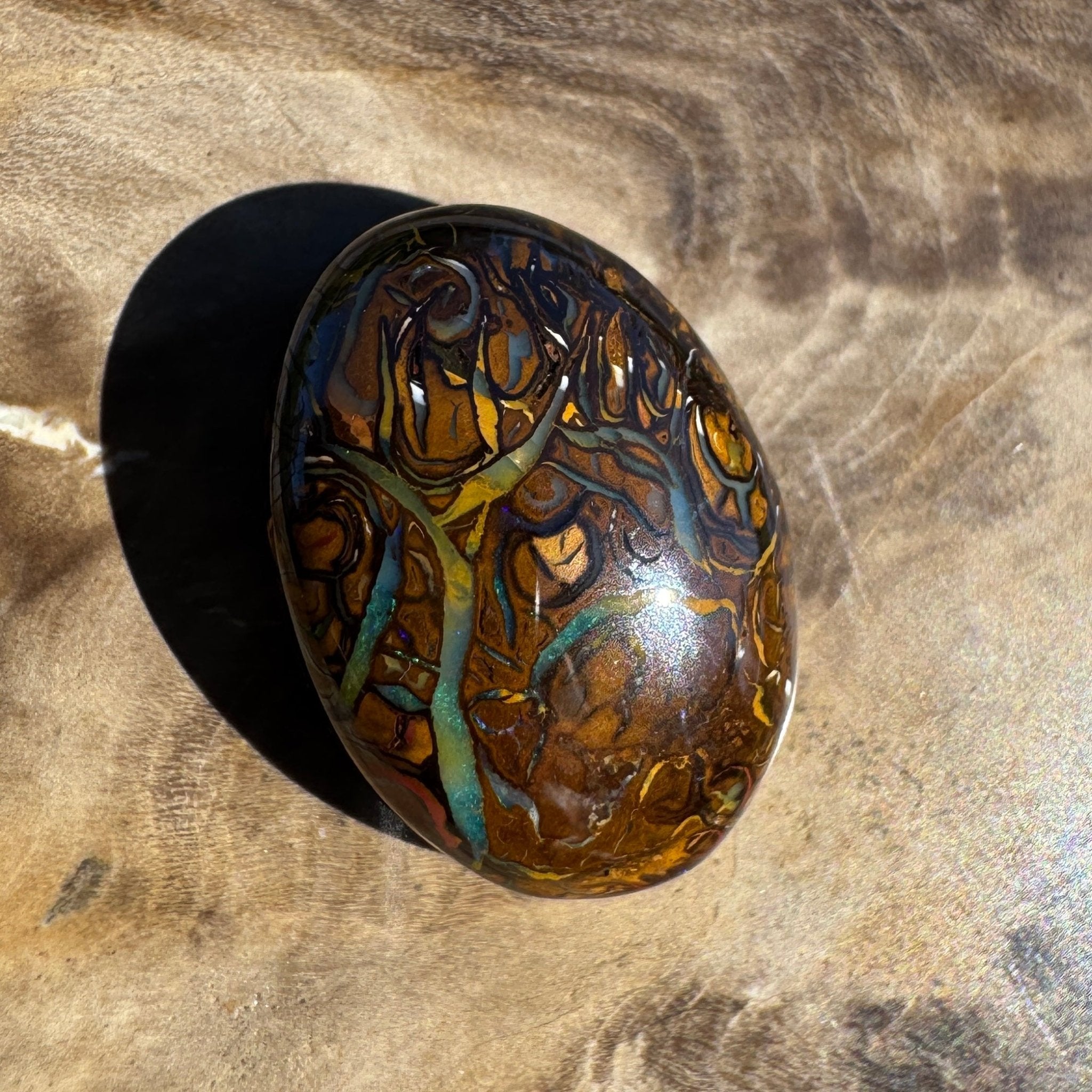 14ct Queensland Boulder Opal | Solid Australian Opal | Hand-Cut