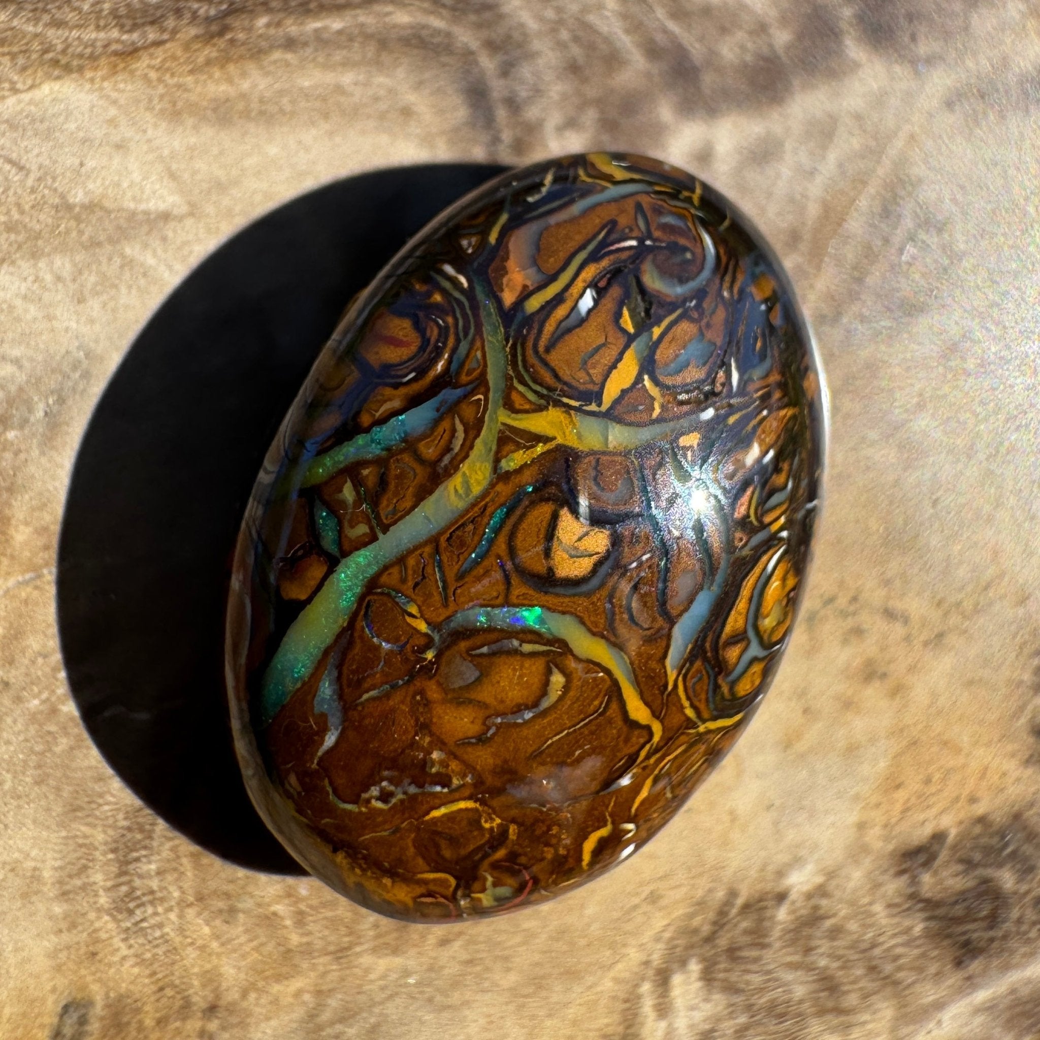 14ct Queensland Boulder Opal | Solid Australian Opal | Hand-Cut
