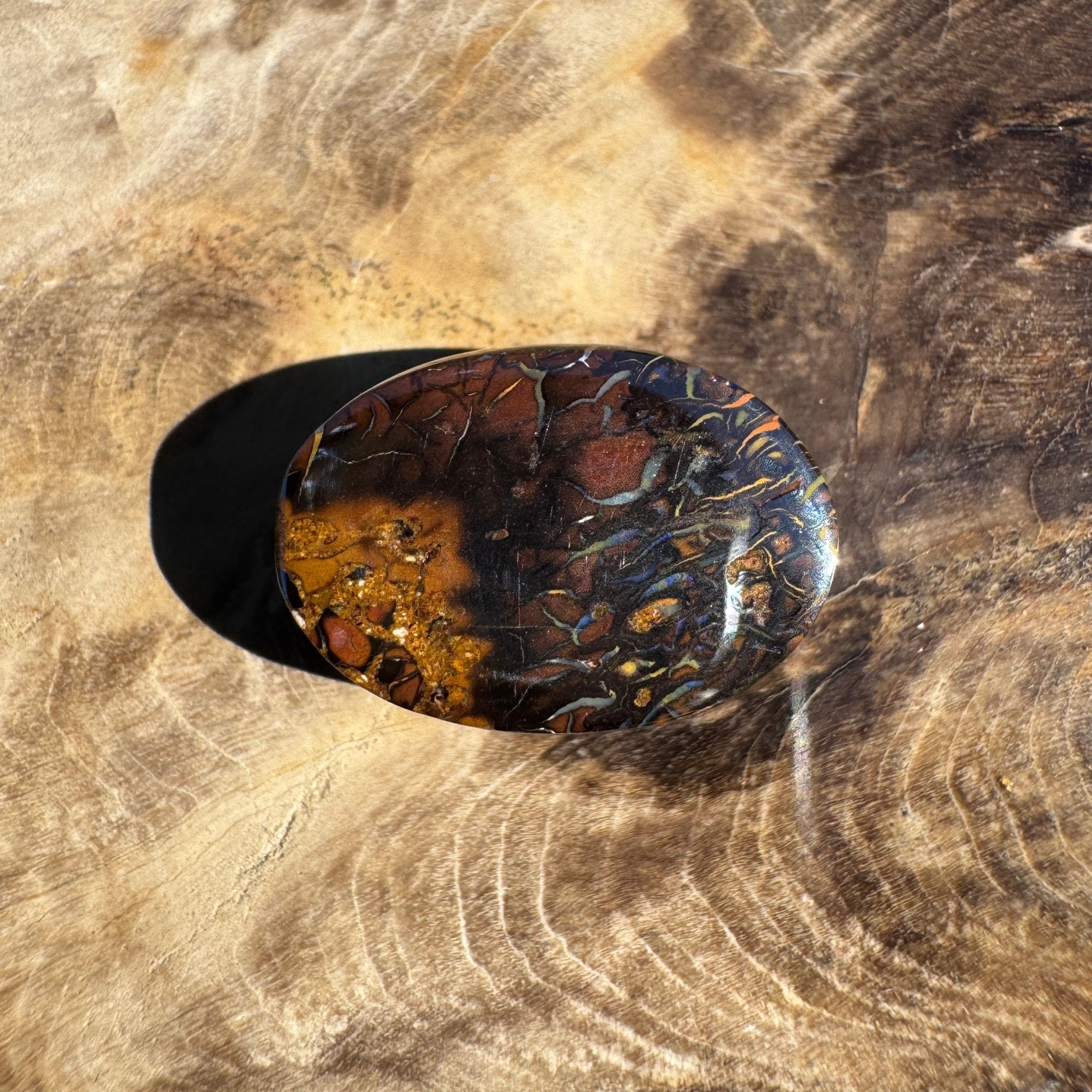 14ct Queensland Boulder Opal | Solid Australian Opal | Hand-Cut