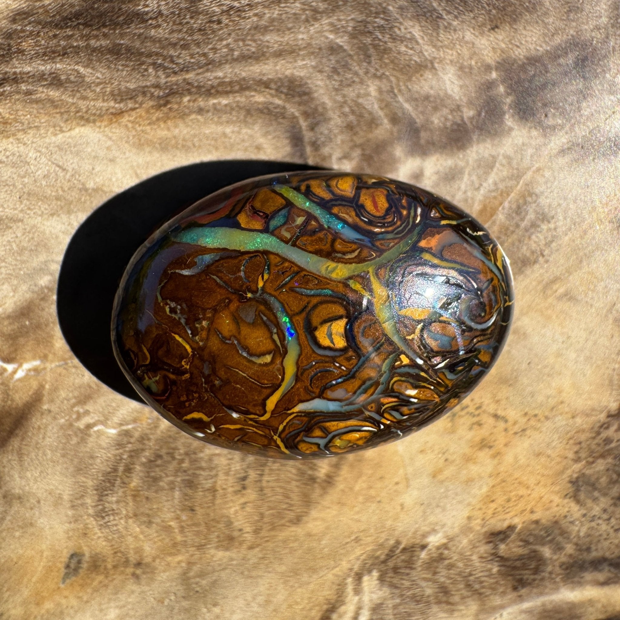 14ct Queensland Boulder Opal | Solid Australian Opal | Hand-Cut