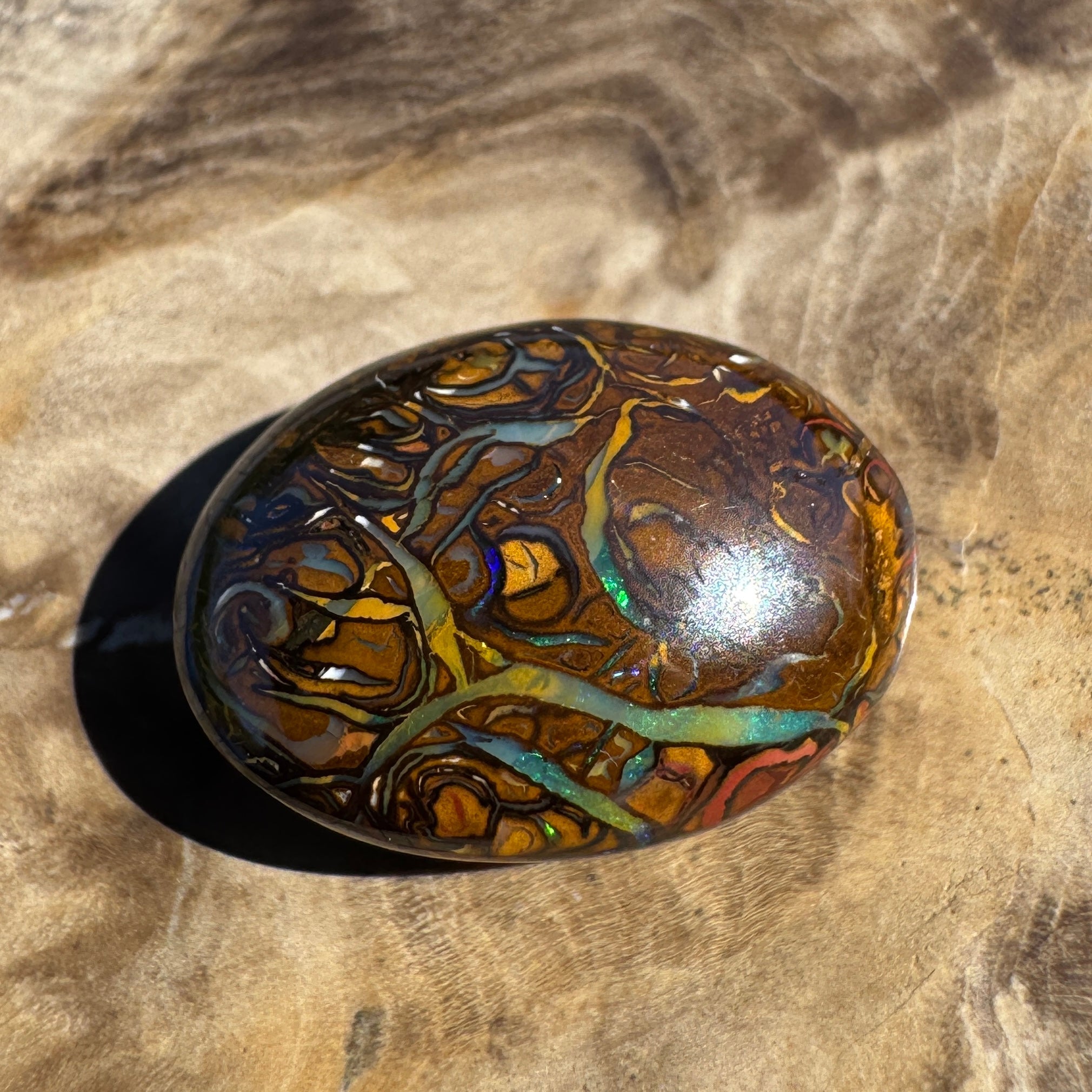 14ct Queensland Boulder Opal | Solid Australian Opal | Hand-Cut
