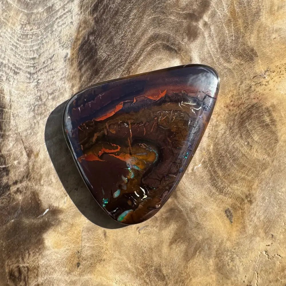 15.1ct Hand - Cut Solid Boulder Opal