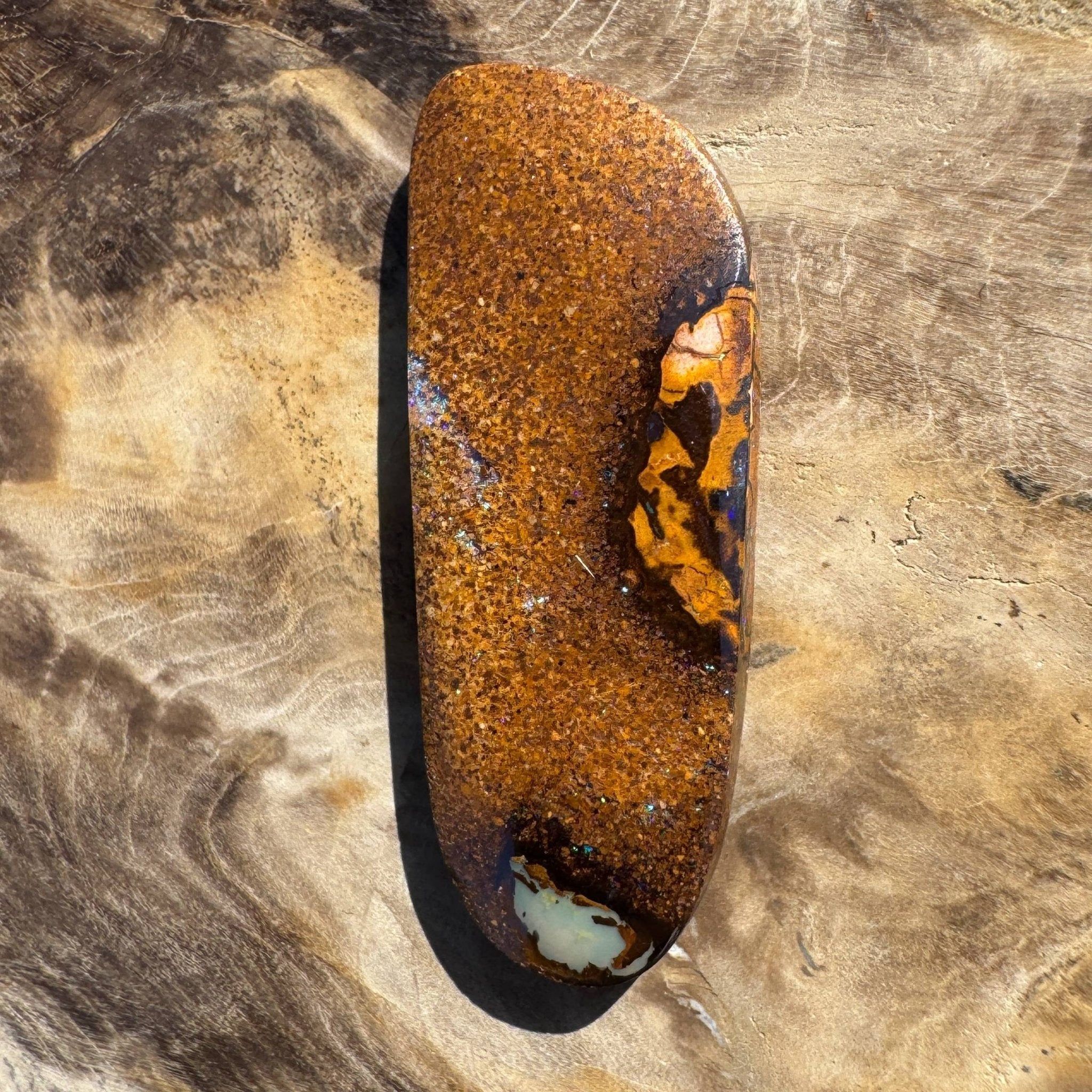 15.3ct Queensland Boulder Opal with Pipe