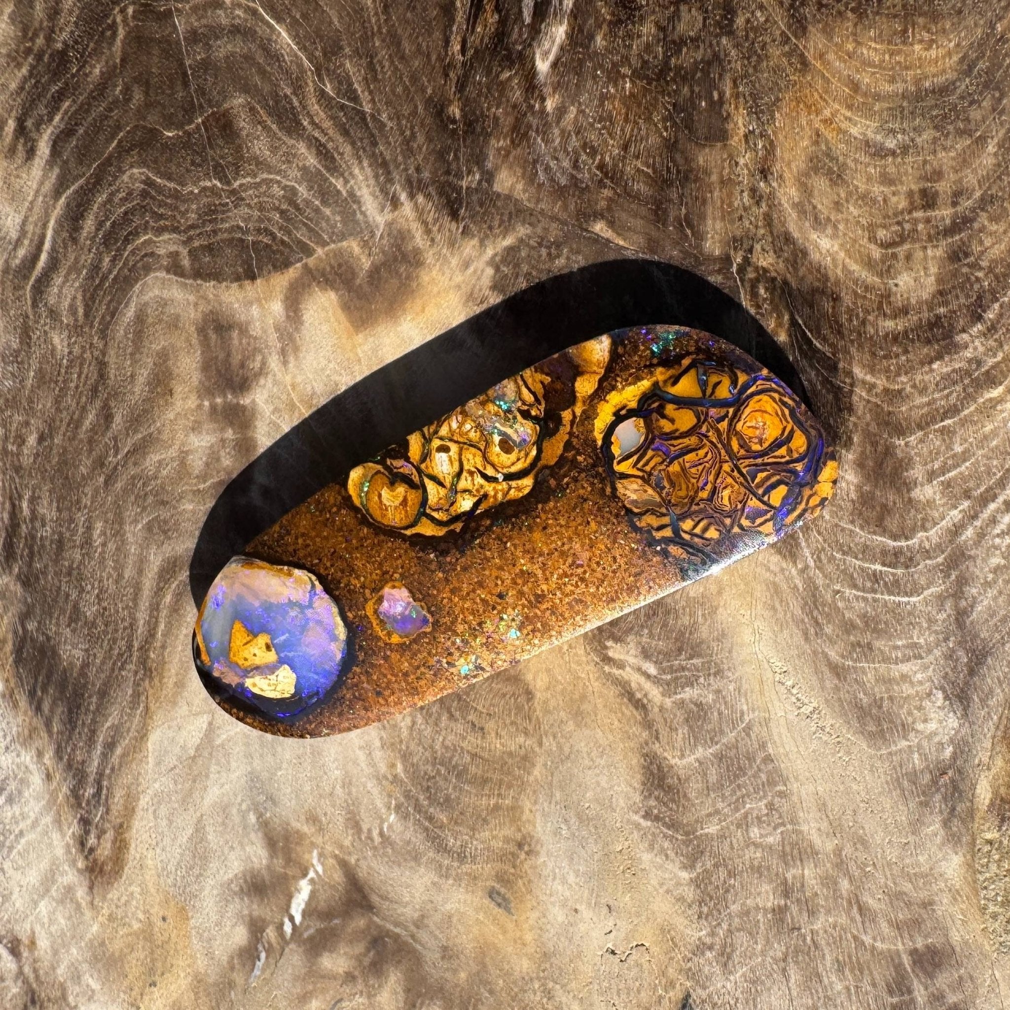 15.3ct Queensland Boulder Opal with Pipe
