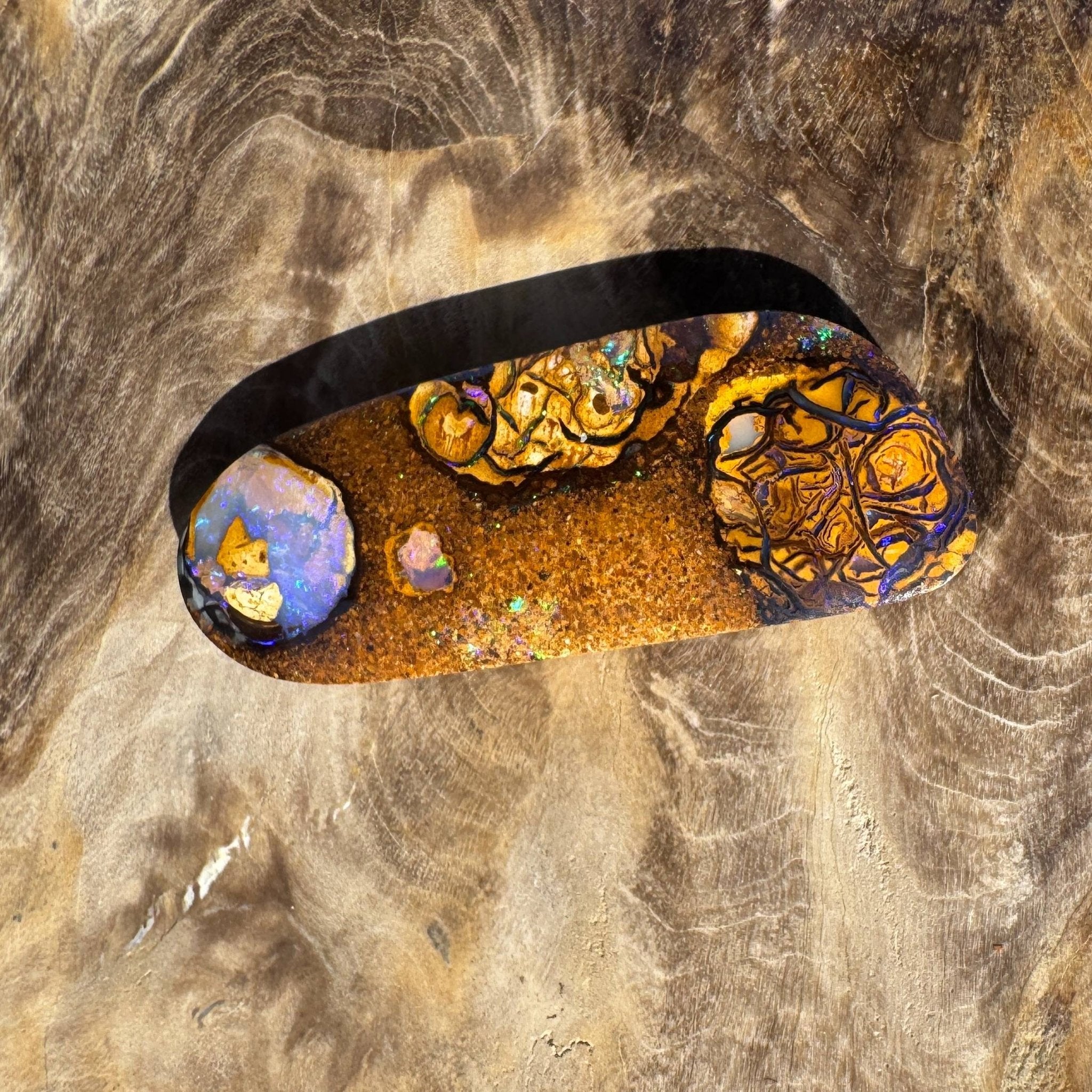 15.3ct Queensland Boulder Opal with Pipe