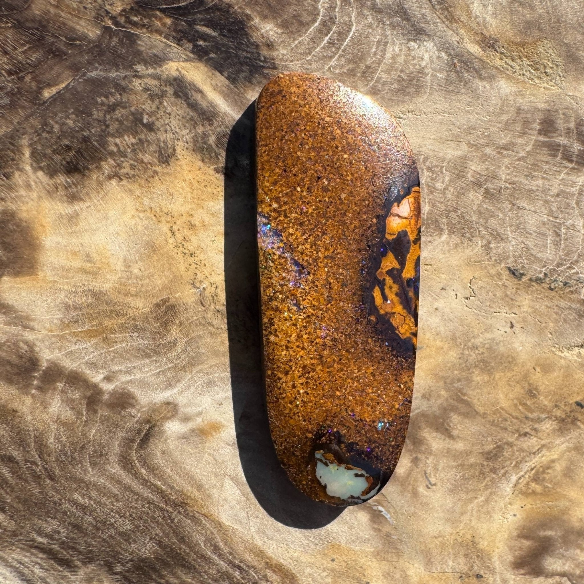 15.3ct Queensland Boulder Opal with Pipe
