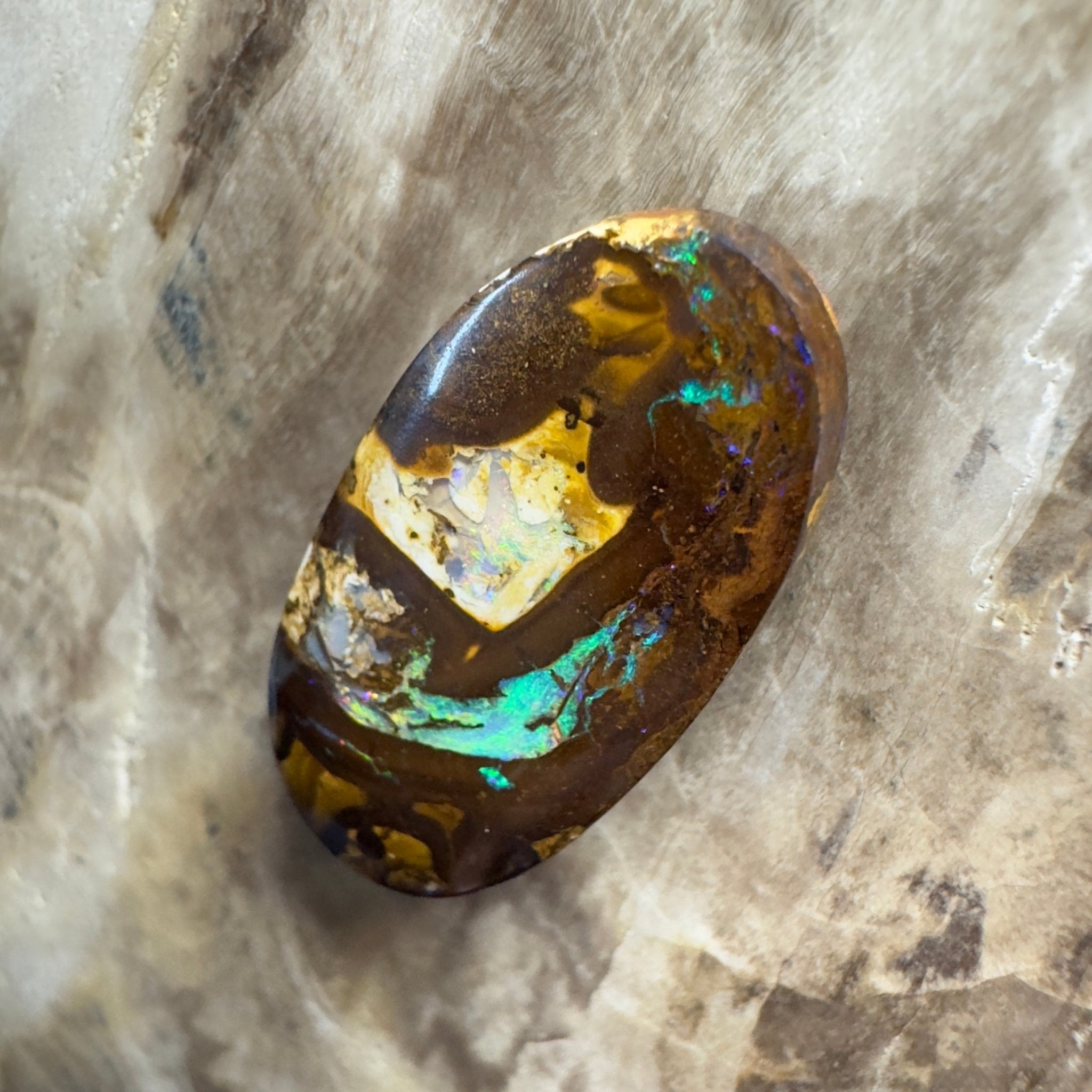 15.6ct Solid Queensland Boulder Opal