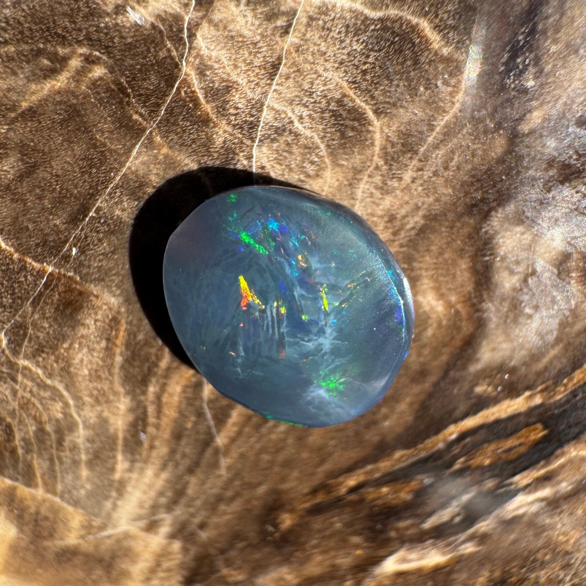 1.5ct Lightning Ridge Freeform Opal | Solid Australian Opal | Hand-Cut
