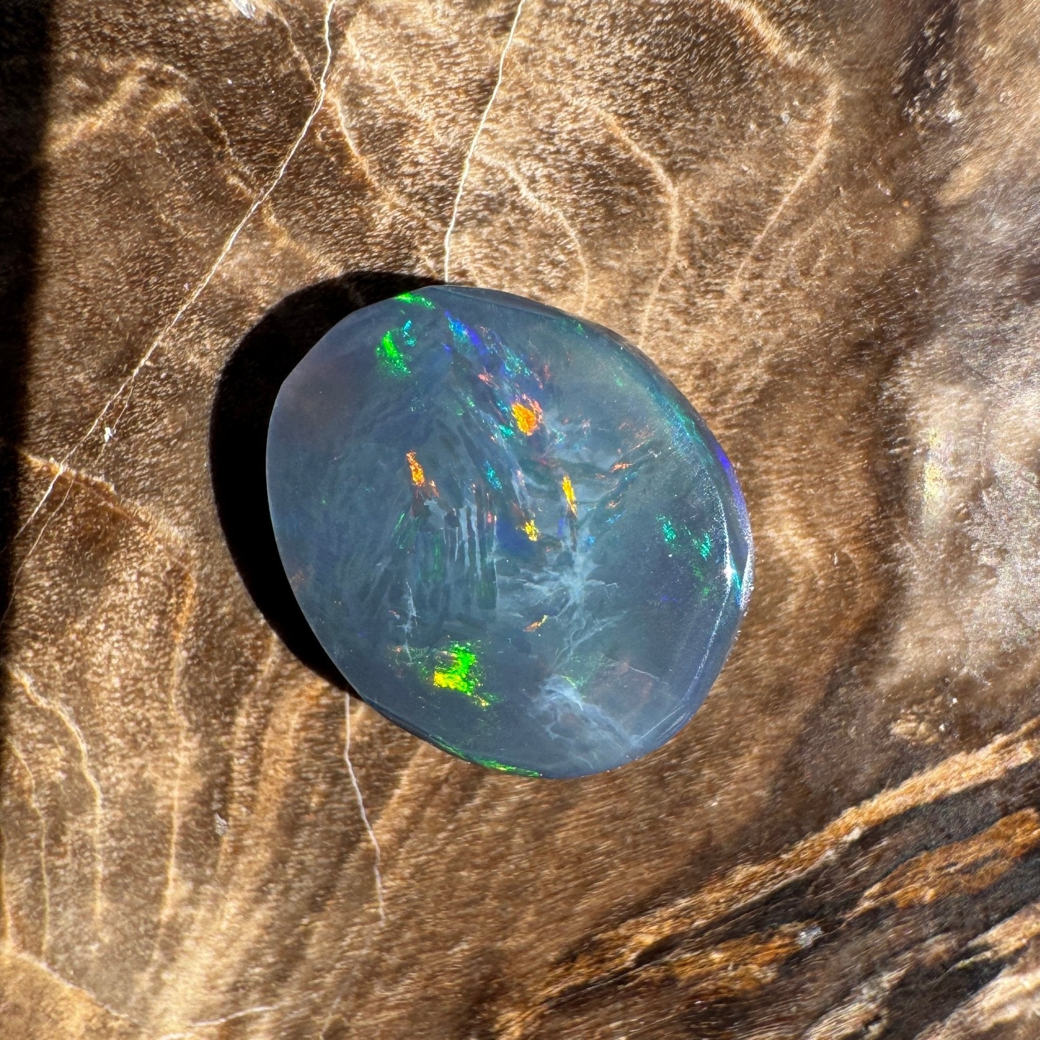 1.5ct Lightning Ridge Freeform Opal | Solid Australian Opal | Hand-Cut
