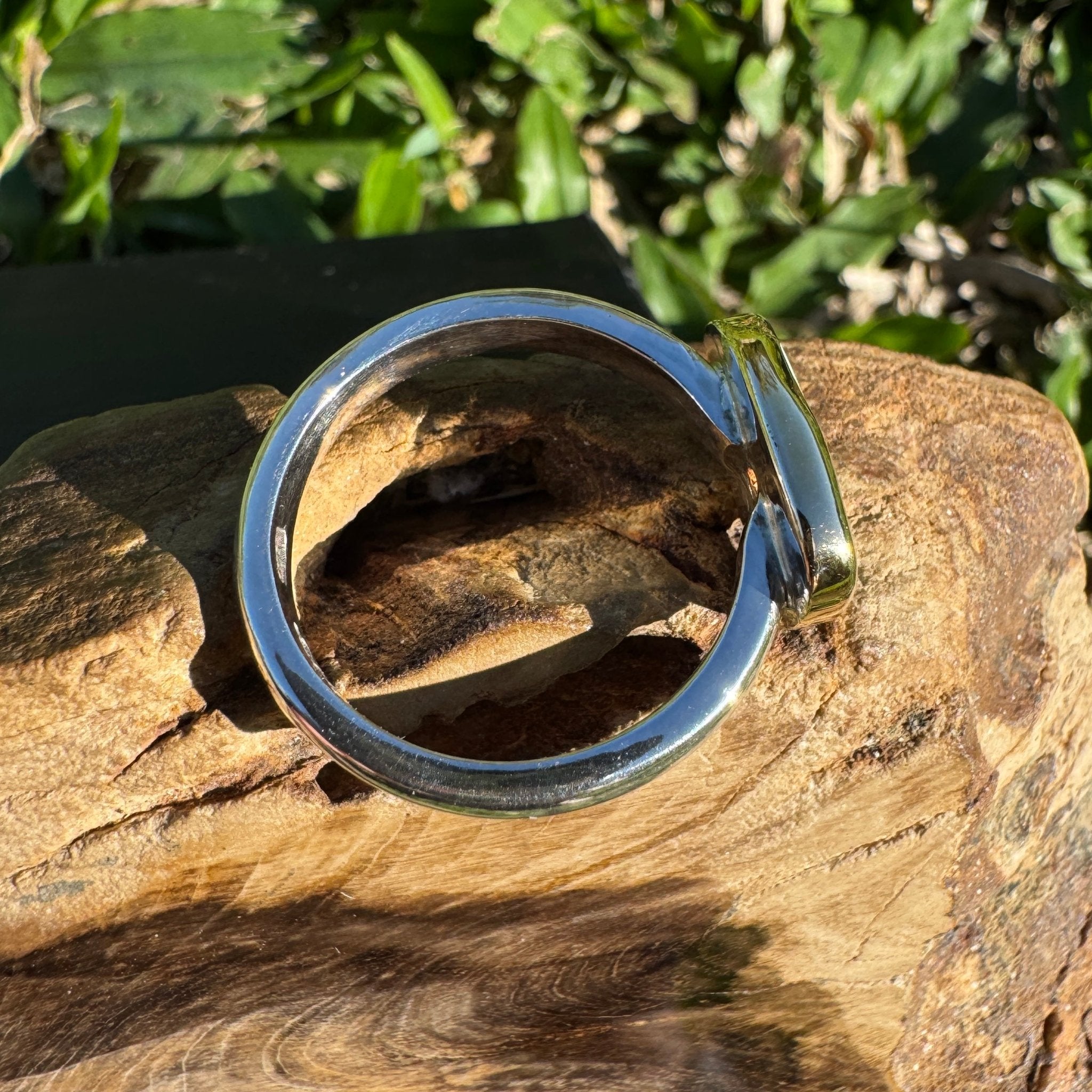 1.5ct Lightning Ridge Opal Ring ~ 'Kakadu Storm Light' | Two-Tone 9ct Gold & 925 Sterling Silver | Solid Australian Opal