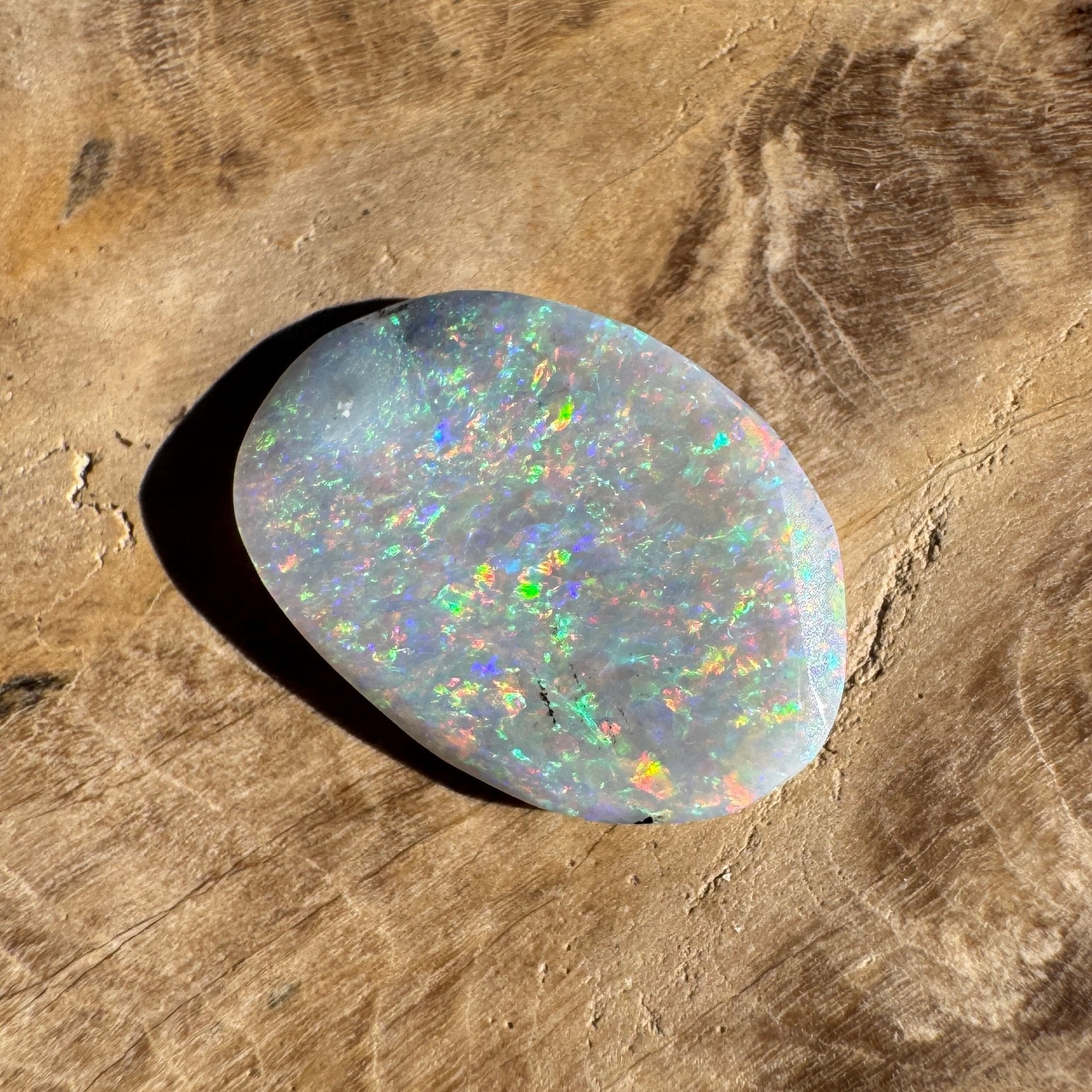 1.5ct Lightning Ridge Semi Black | Solid Australian Opal | Hand-Cut