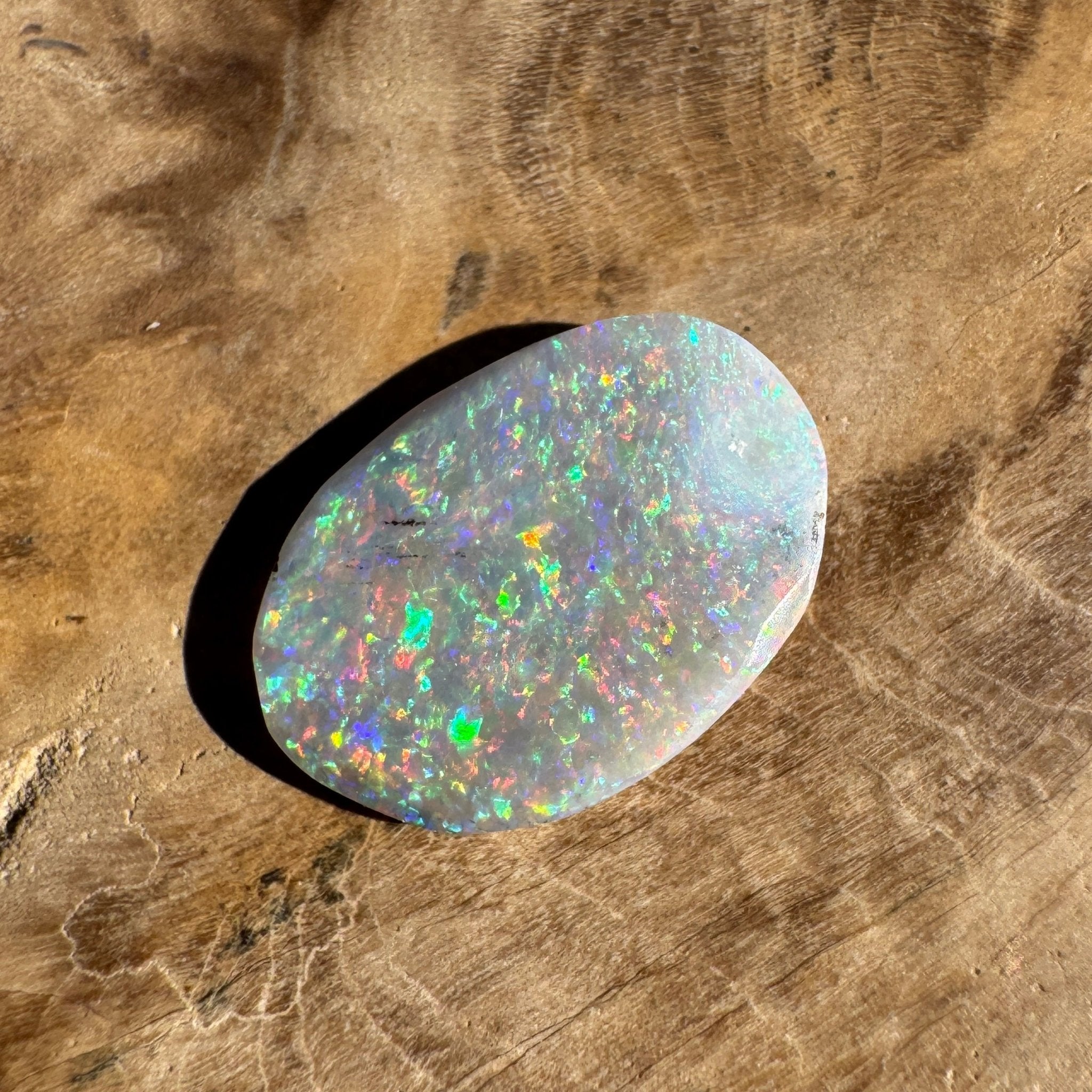 1.5ct Lightning Ridge Semi Black | Solid Australian Opal | Hand-Cut