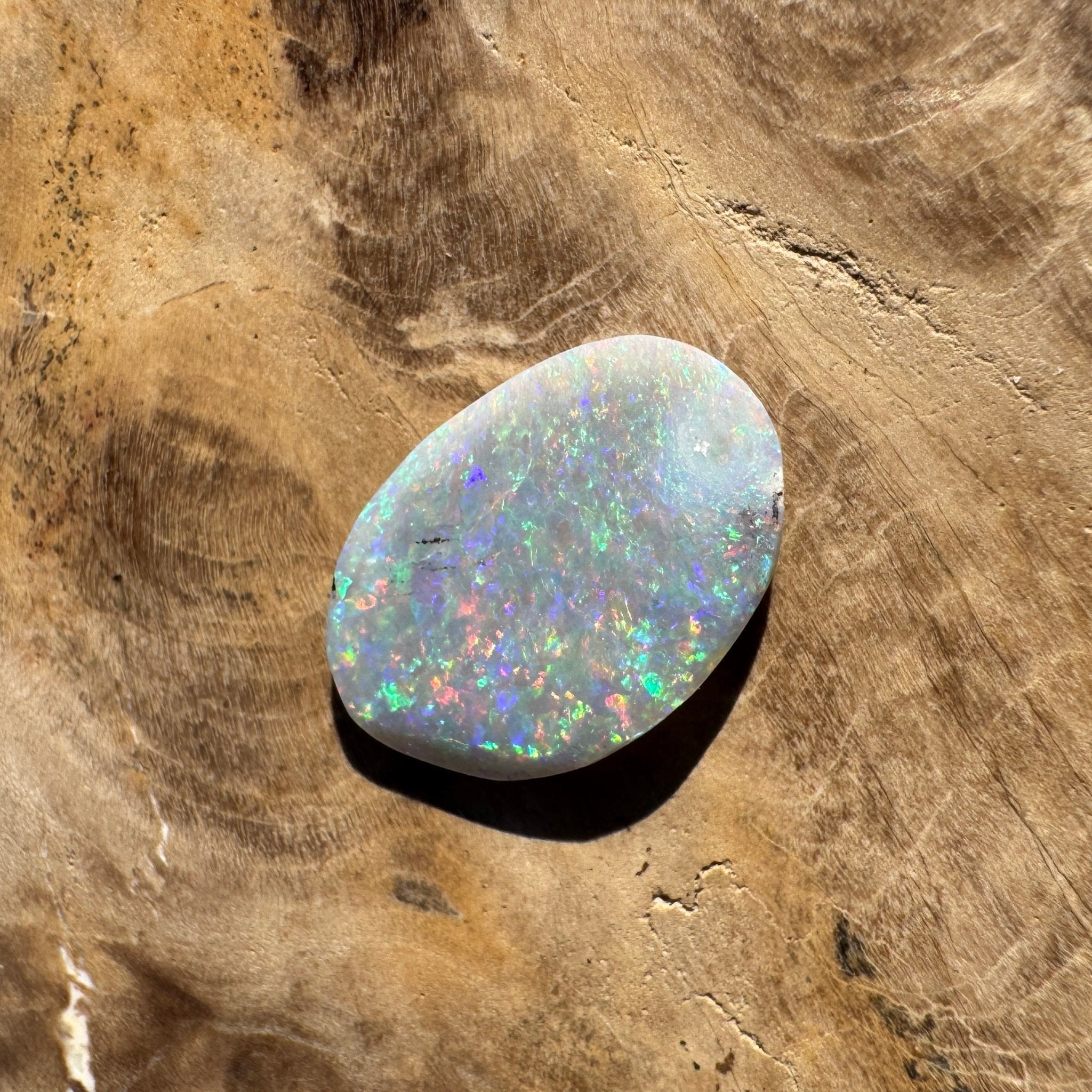 1.5ct Lightning Ridge Semi Black | Solid Australian Opal | Hand-Cut