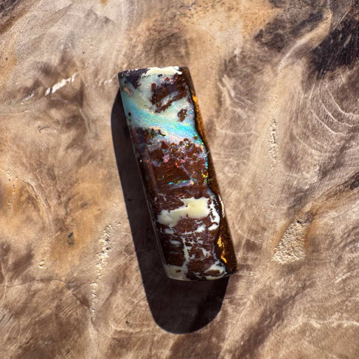 15ct Queensland Boulder Opal | Solid Australian Opal | Hand-Cut