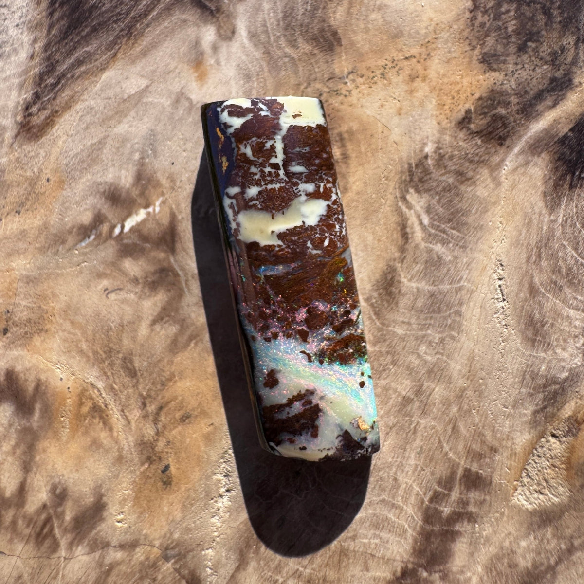 15ct Queensland Boulder Opal | Solid Australian Opal | Hand-Cut