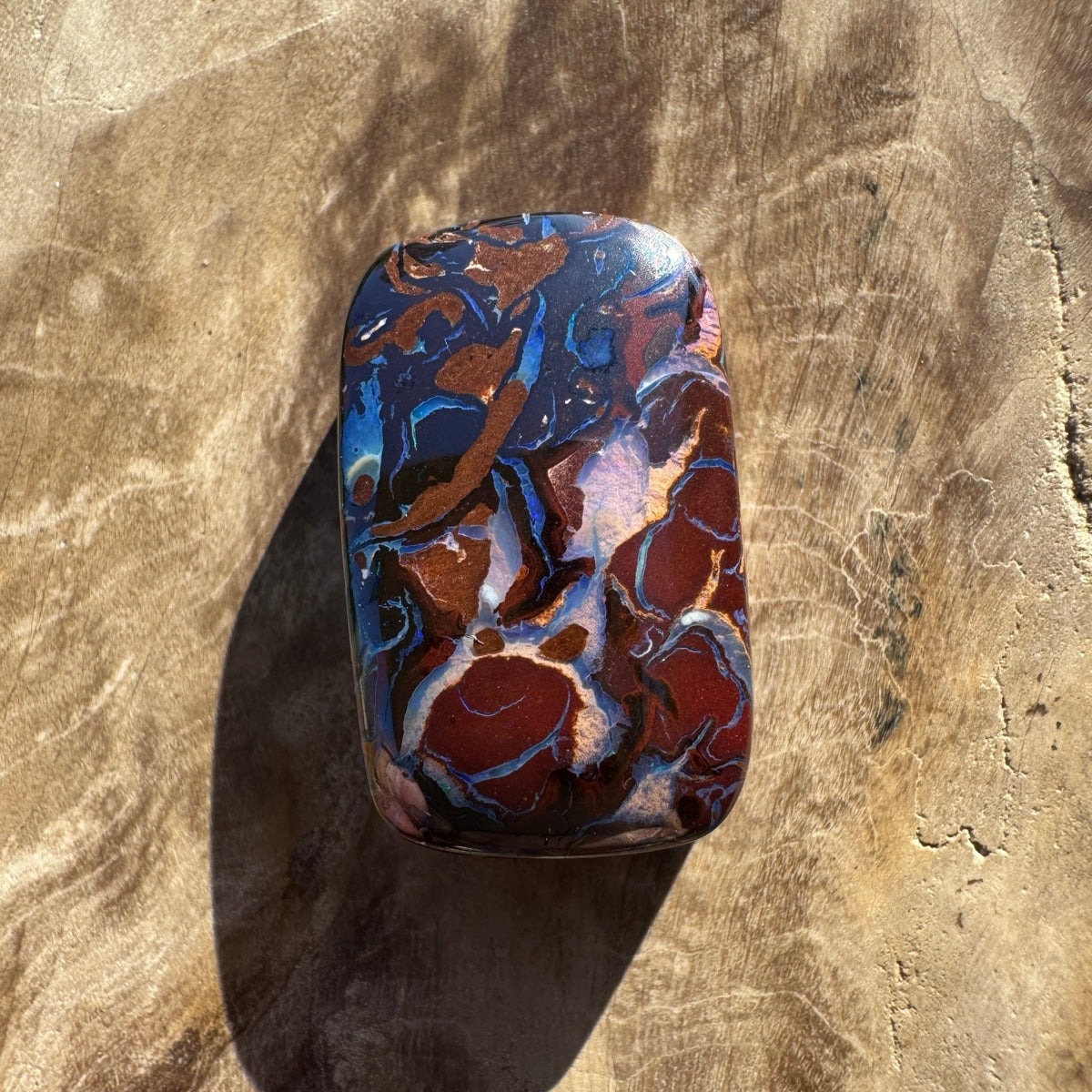 15ct Queensland Boulder Opal | Solid Australian Opal | Hand-Cut