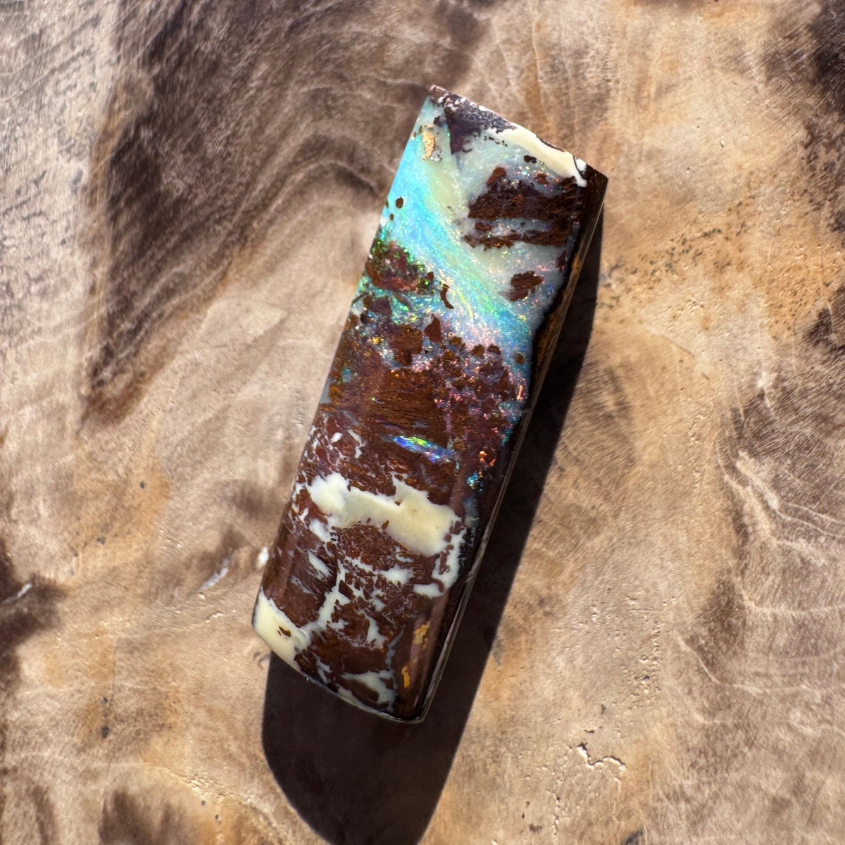 15ct Queensland Boulder Opal | Solid Australian Opal | Hand-Cut