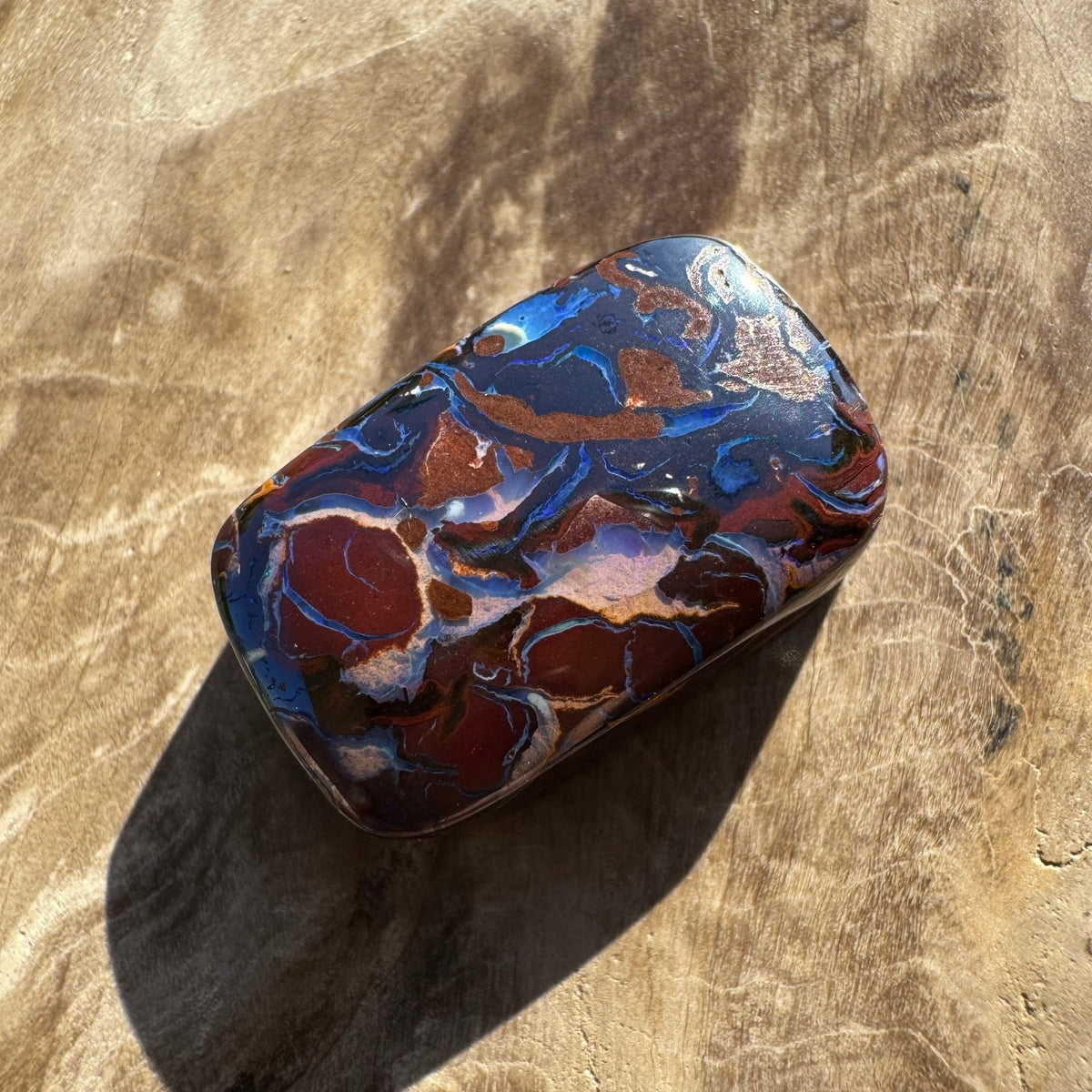 15ct Queensland Boulder Opal | Solid Australian Opal | Hand-Cut