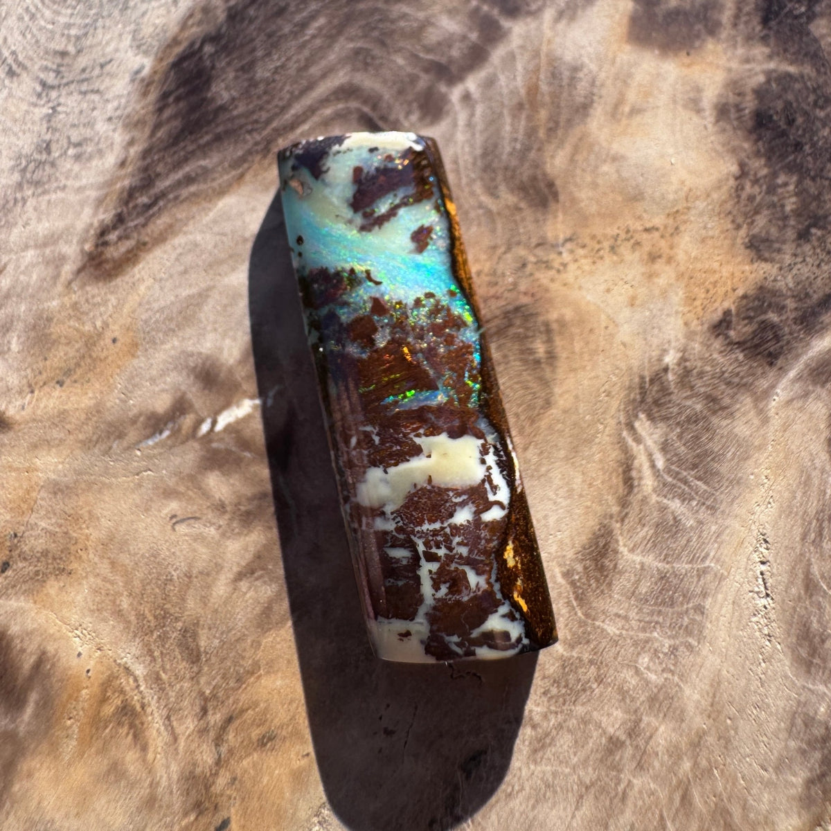 15ct Queensland Boulder Opal | Solid Australian Opal | Hand-Cut