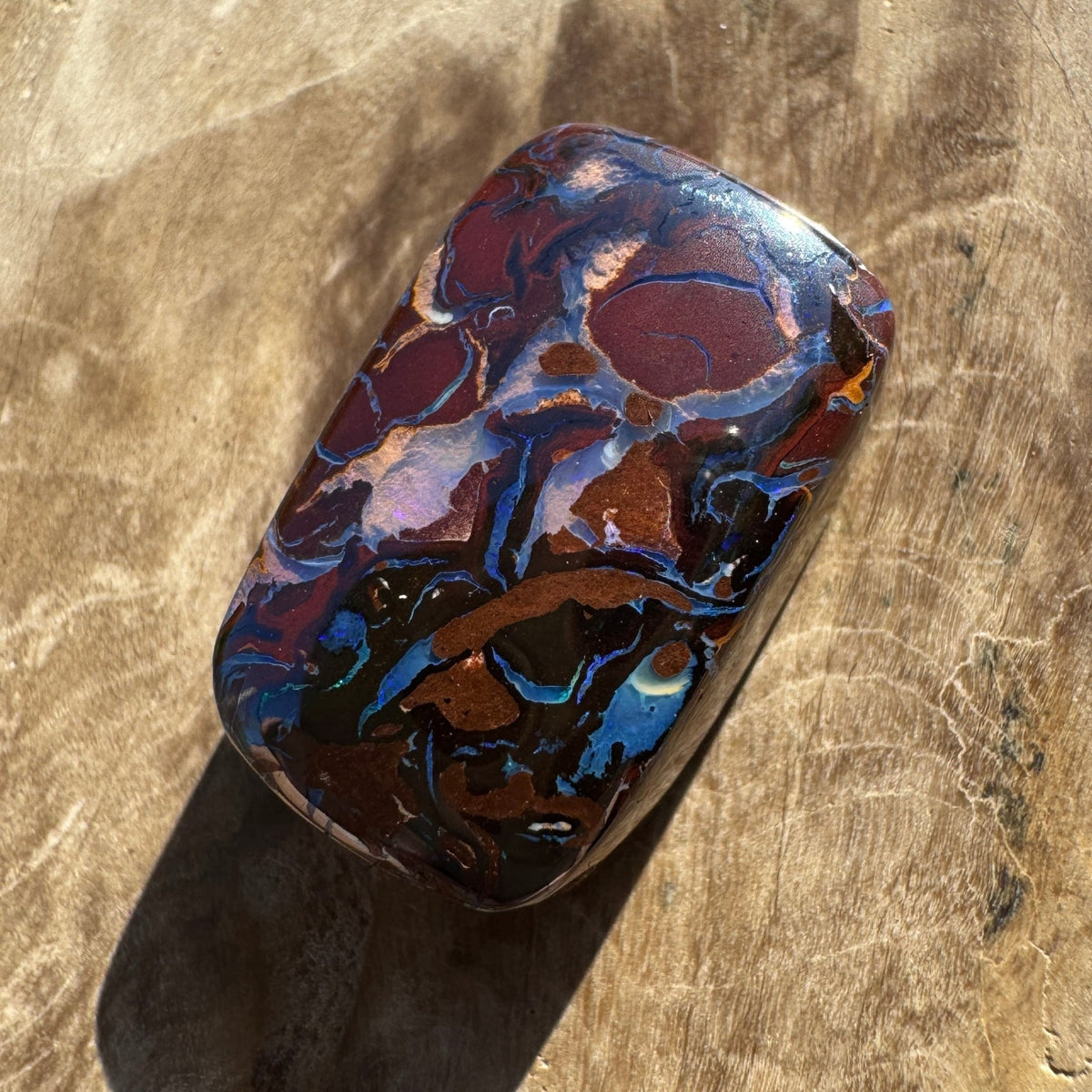 15ct Queensland Boulder Opal | Solid Australian Opal | Hand-Cut
