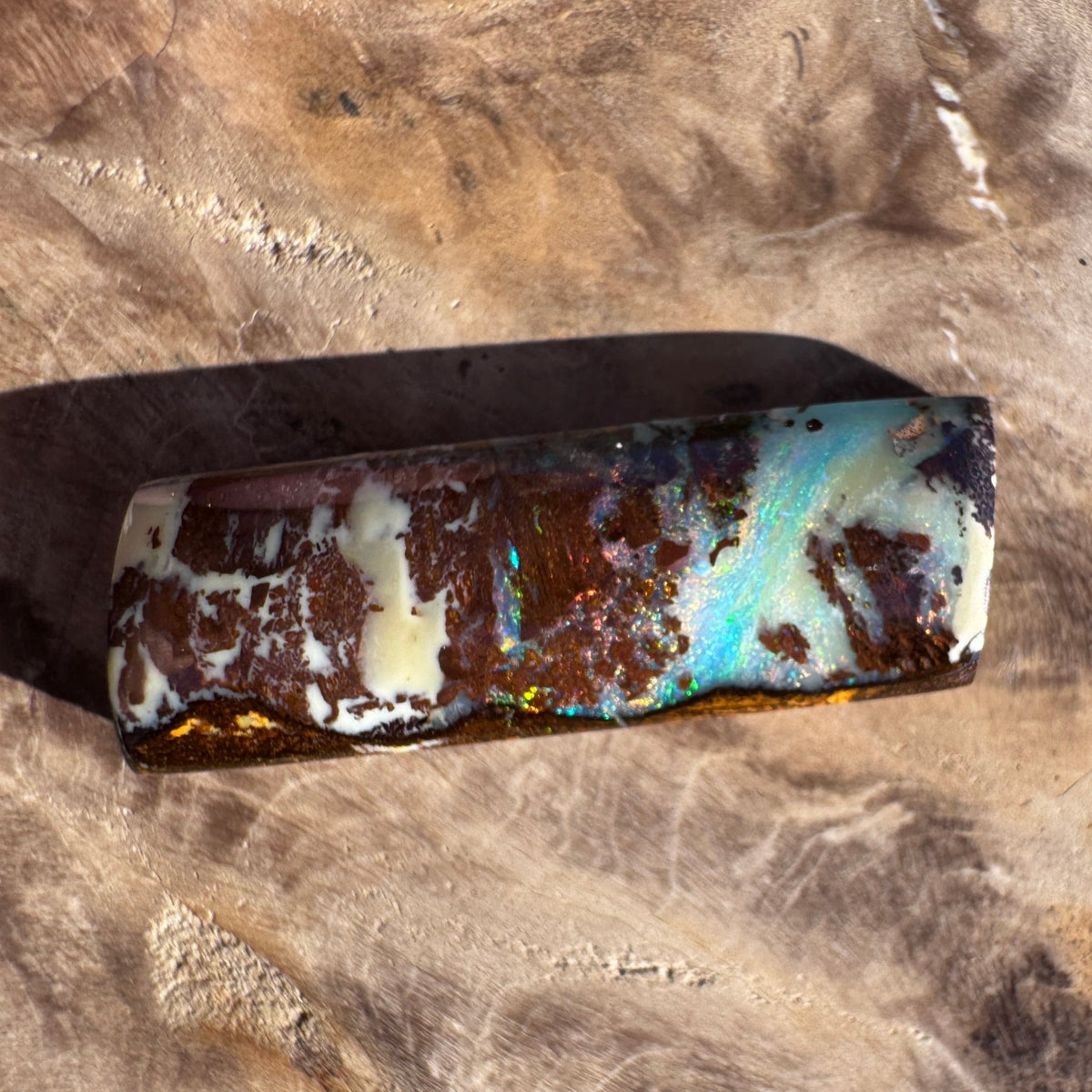 15ct Queensland Boulder Opal | Solid Australian Opal | Hand-Cut