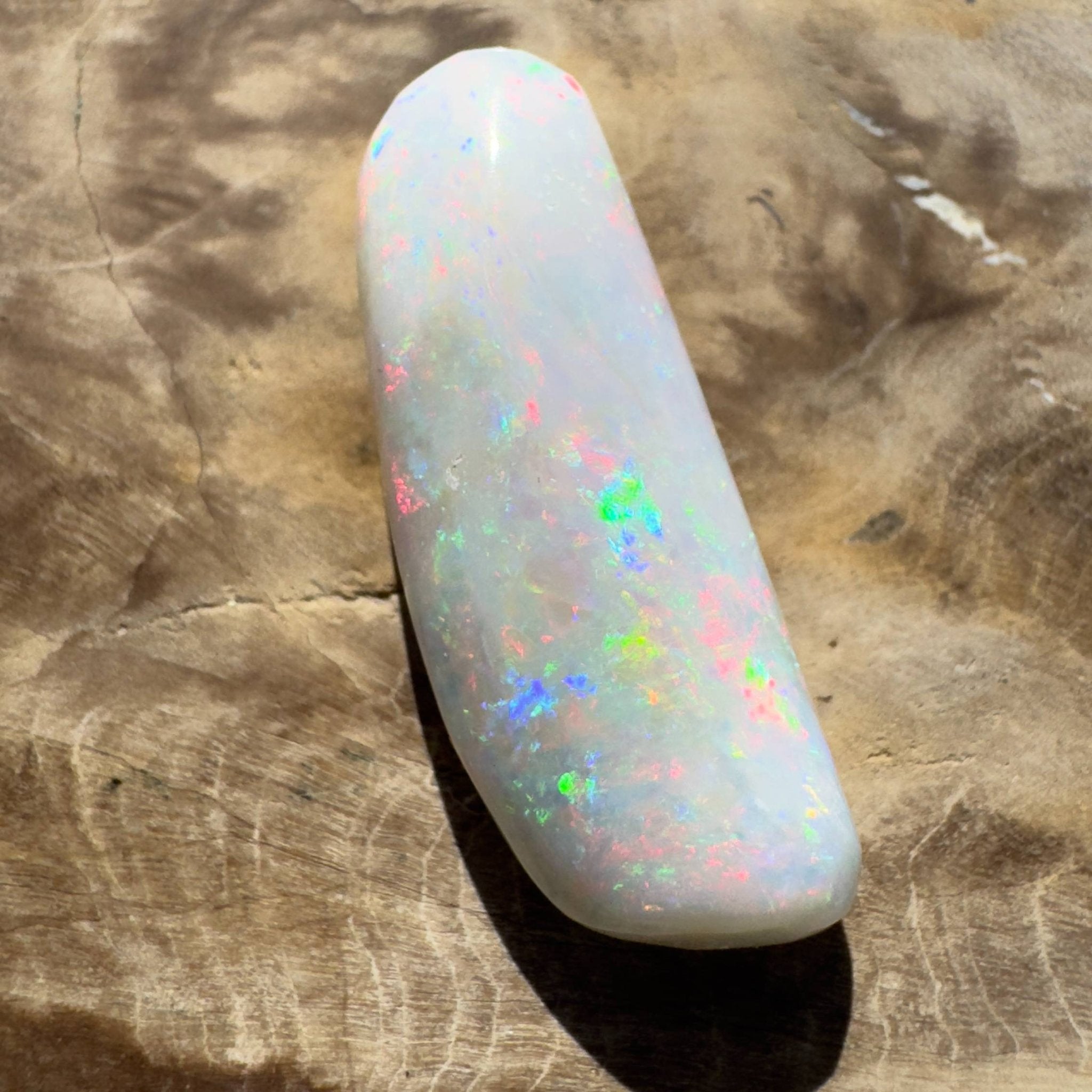 16.9ct Hand - cut Solid Australian Coober Pedy Opal