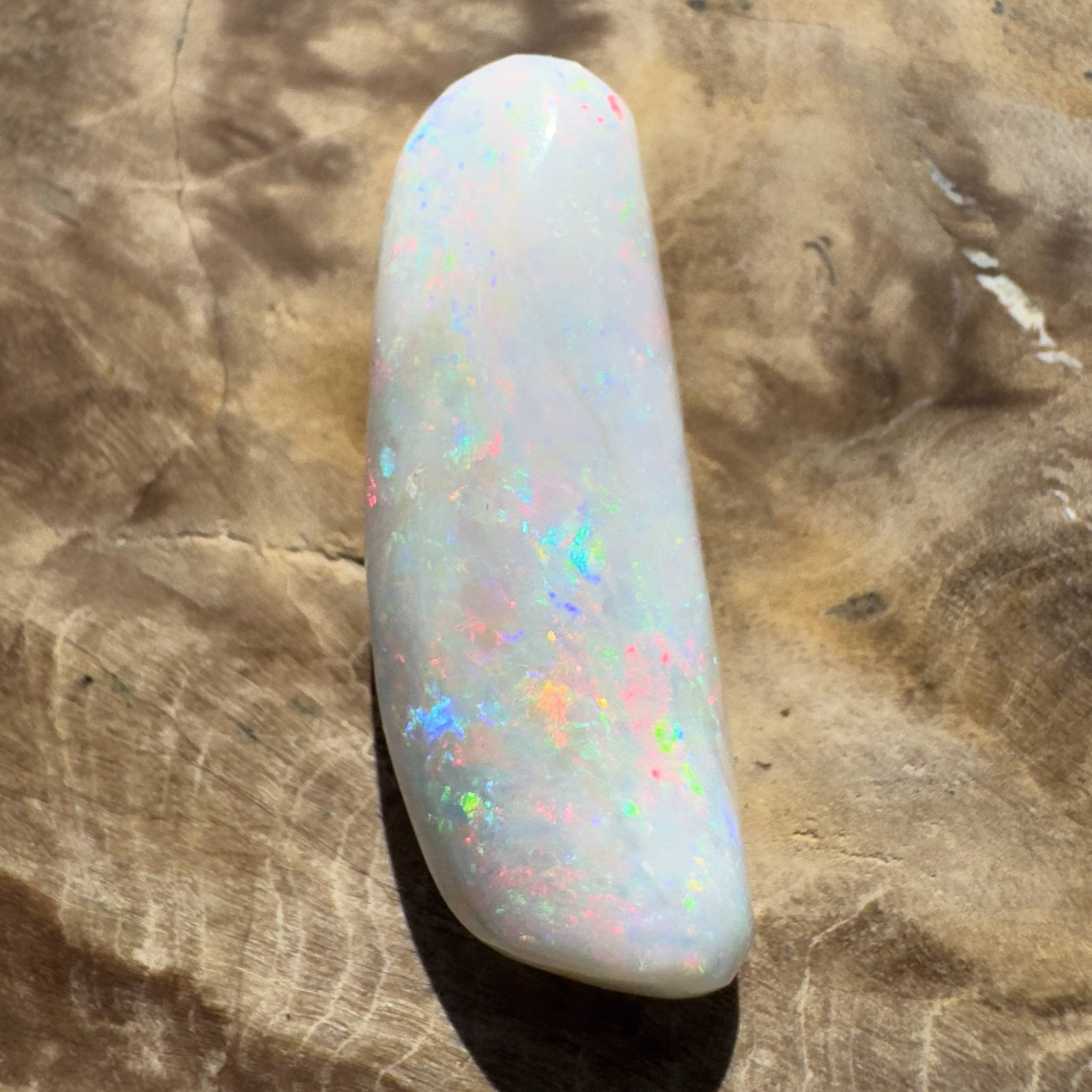 16.9ct Hand - cut Solid Australian Coober Pedy Opal