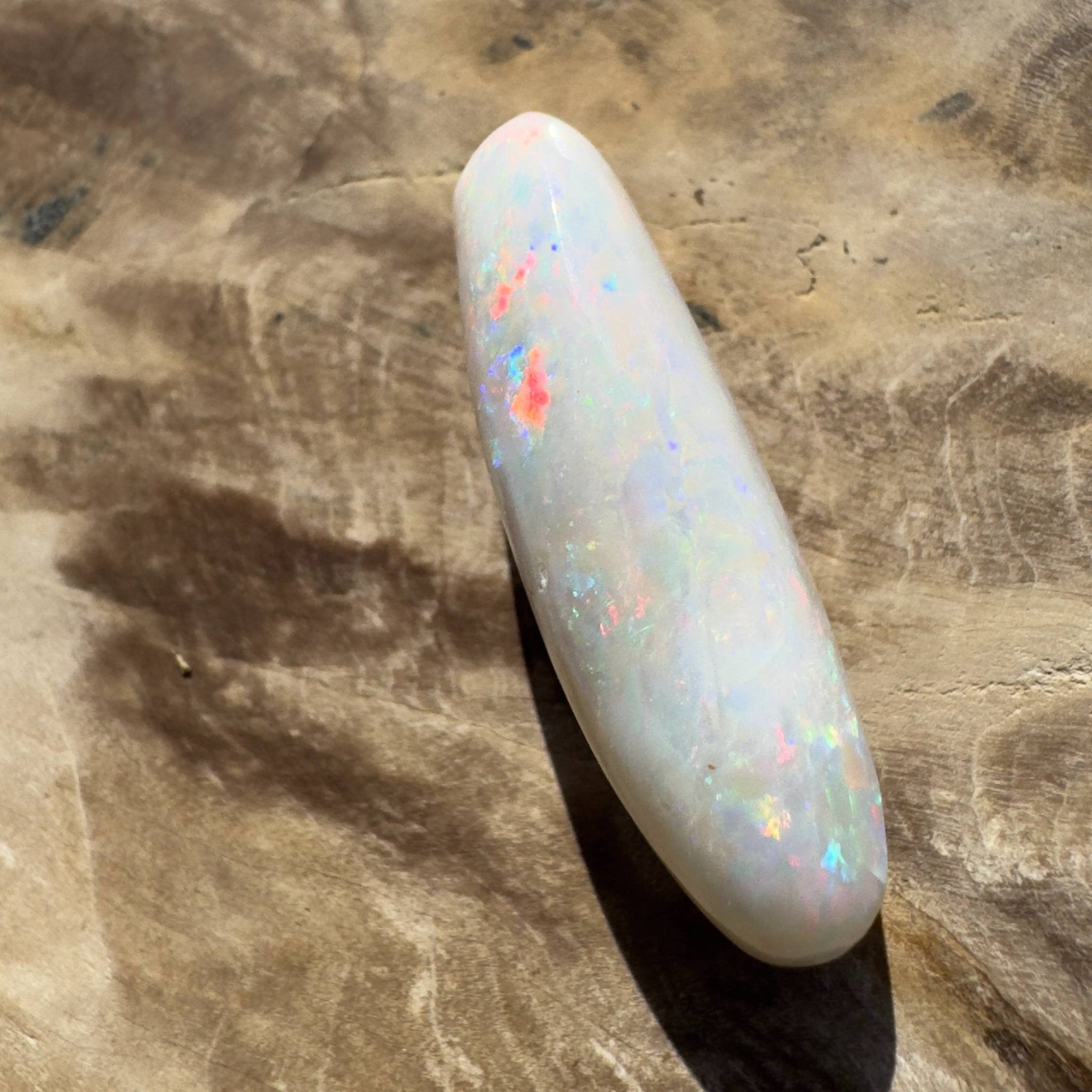16.9ct Hand - cut Solid Australian Coober Pedy Opal