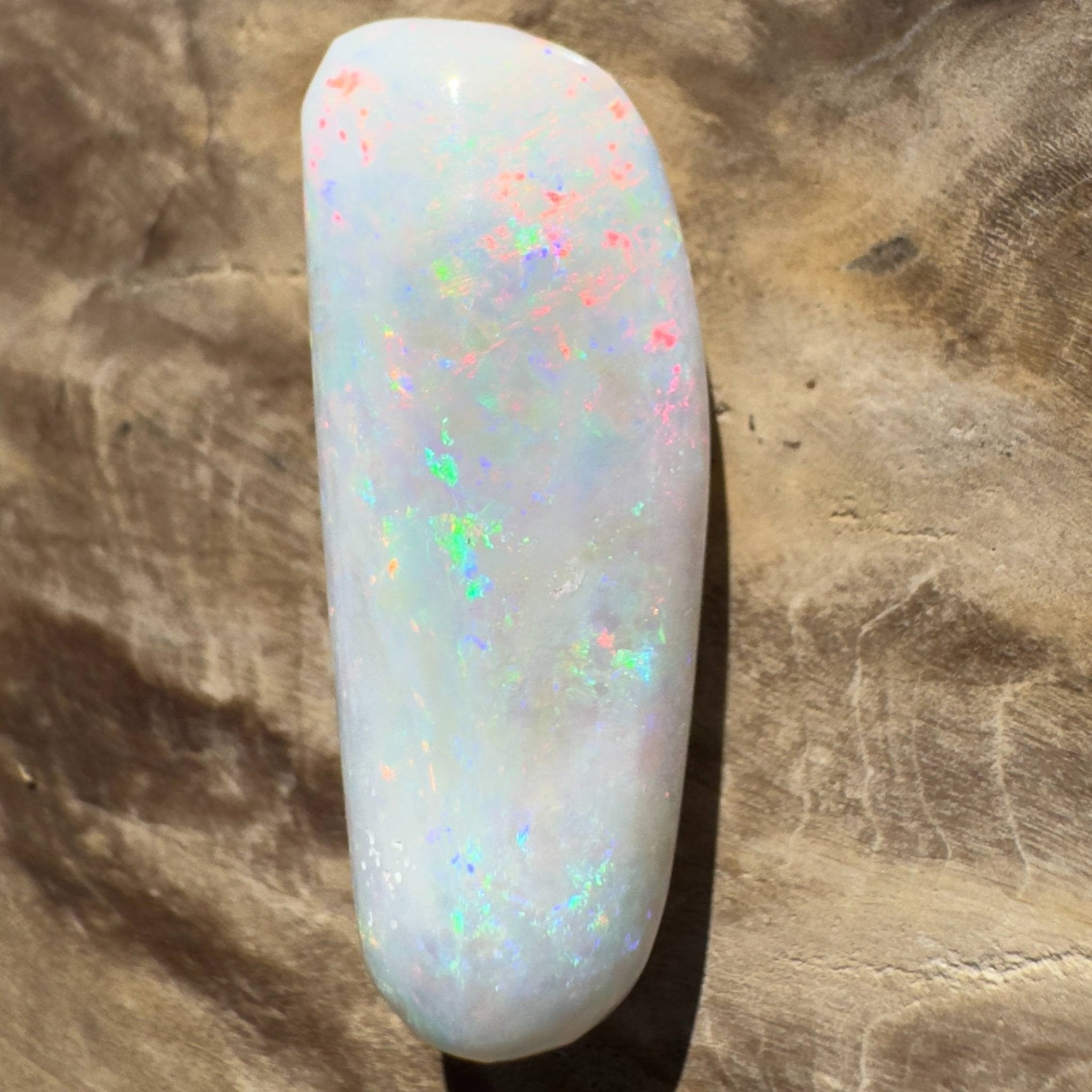 16.9ct Hand - cut Solid Australian Coober Pedy Opal