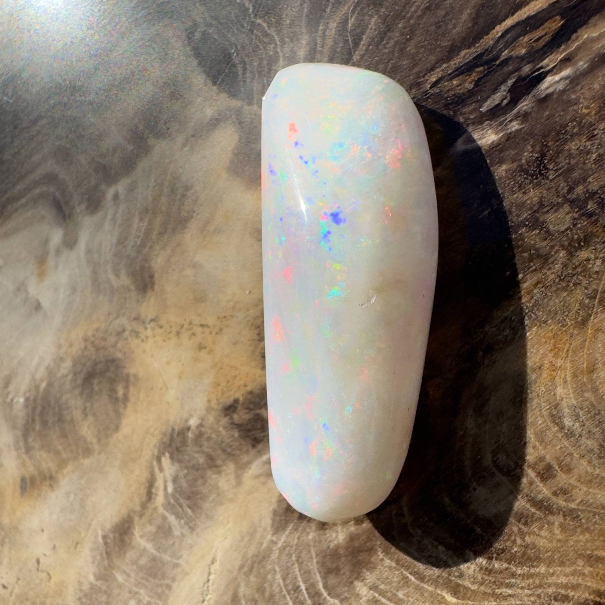 16.9ct Hand - cut Solid Australian Coober Pedy Opal