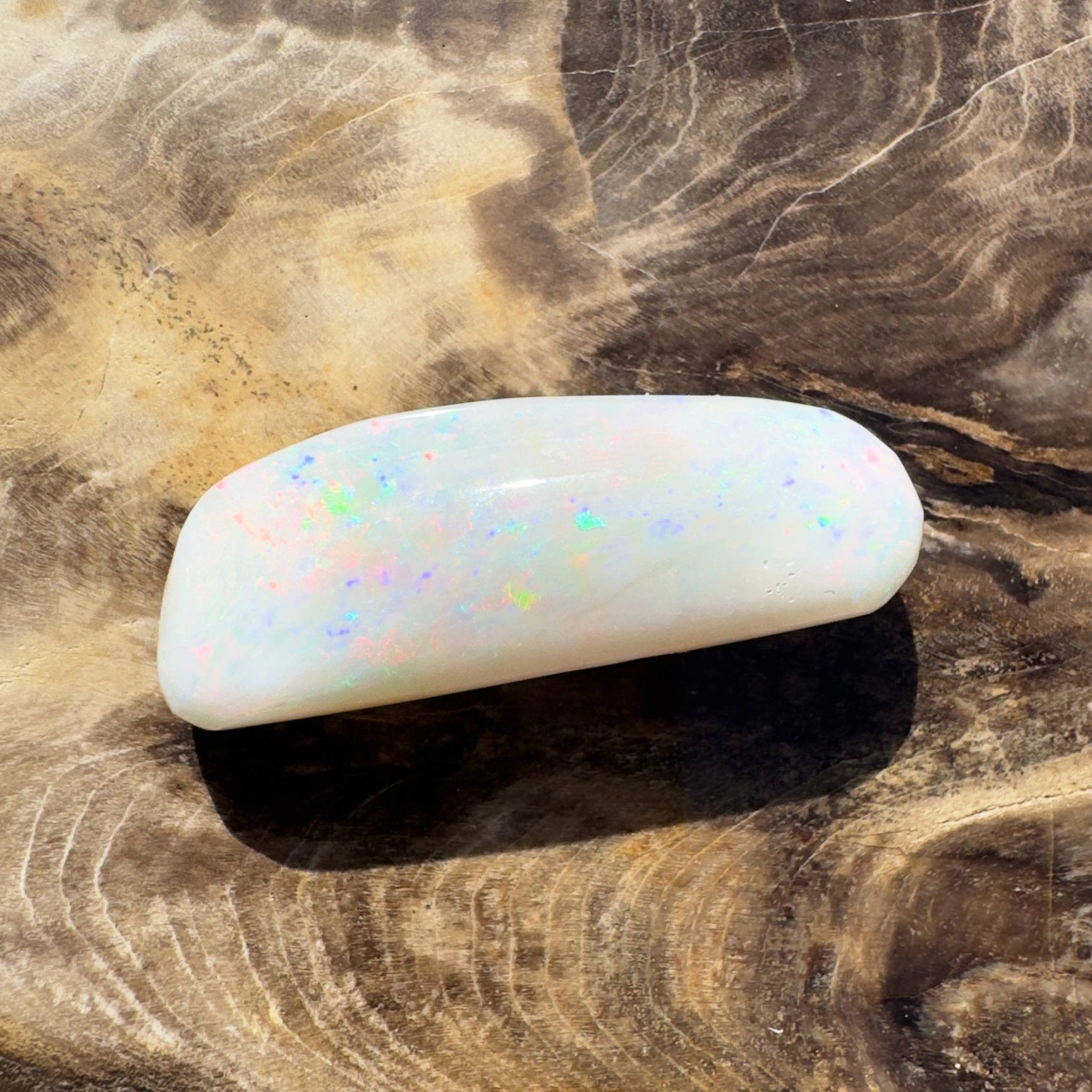 16.9ct Hand - cut Solid Australian Coober Pedy Opal