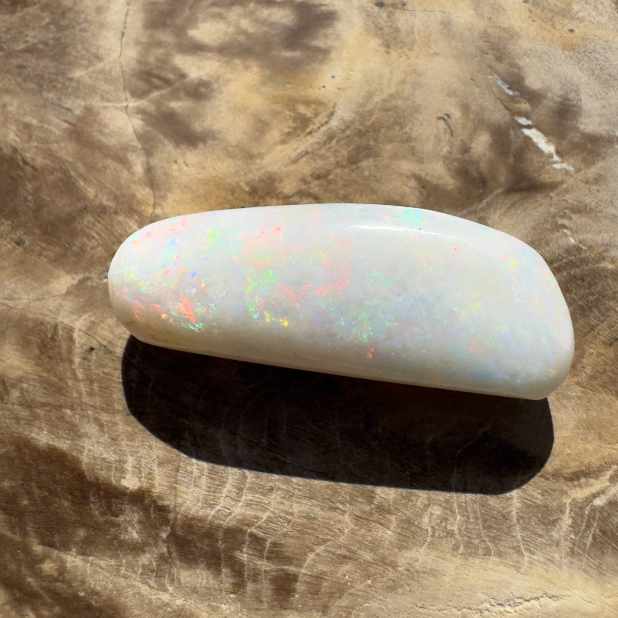 16.9ct Hand - cut Solid Australian Coober Pedy Opal