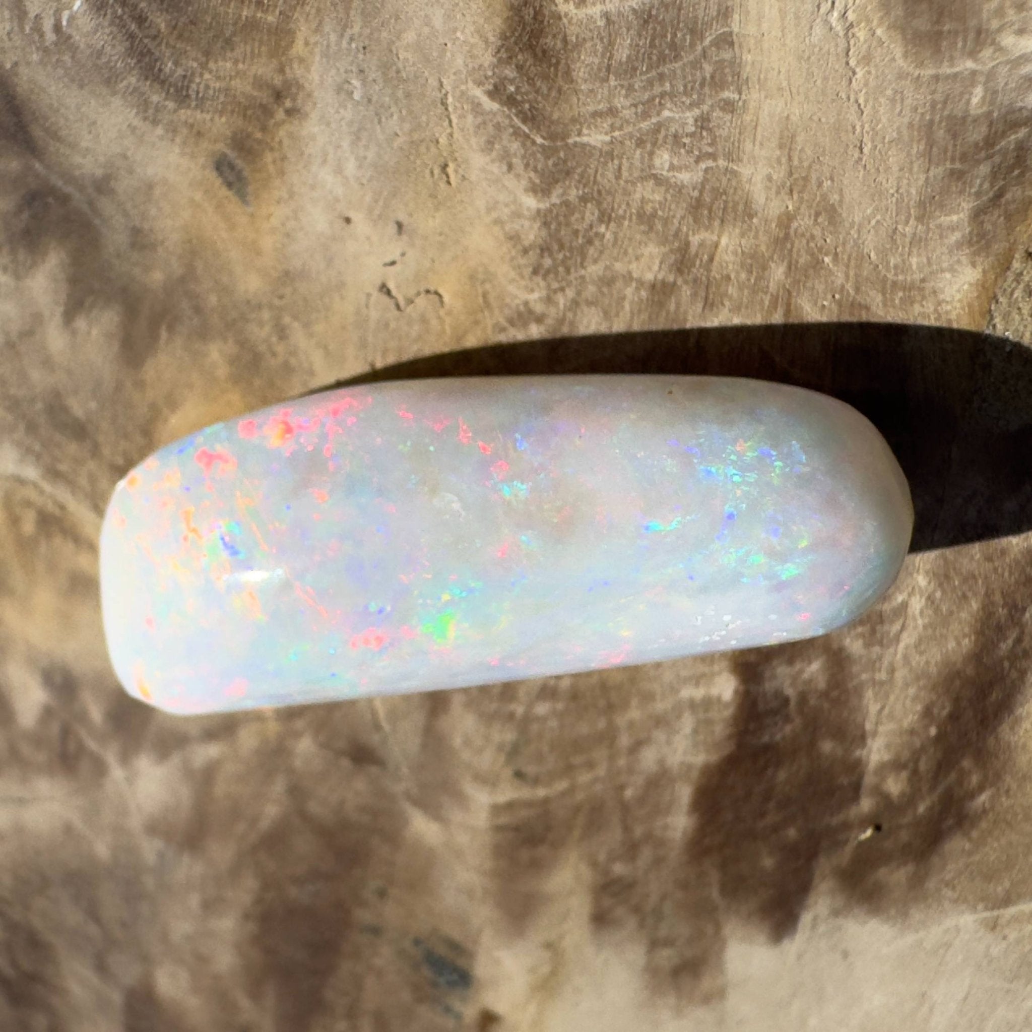 16.9ct Hand - cut Solid Australian Coober Pedy Opal