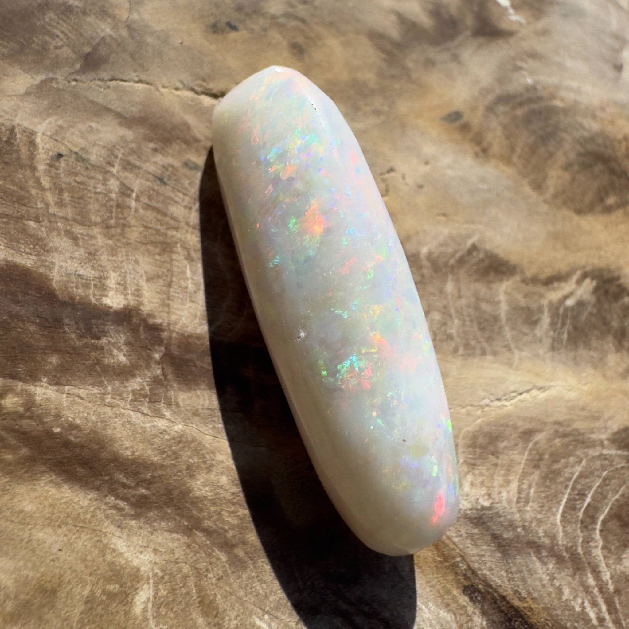 16.9ct Hand - cut Solid Australian Coober Pedy Opal