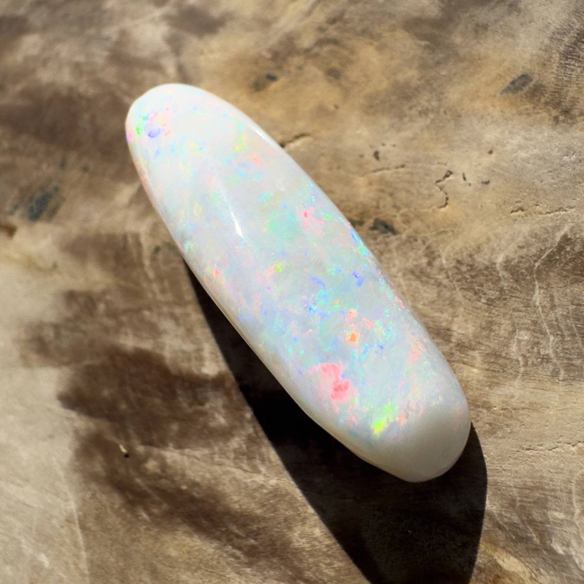 16.9ct Hand - cut Solid Australian Coober Pedy Opal