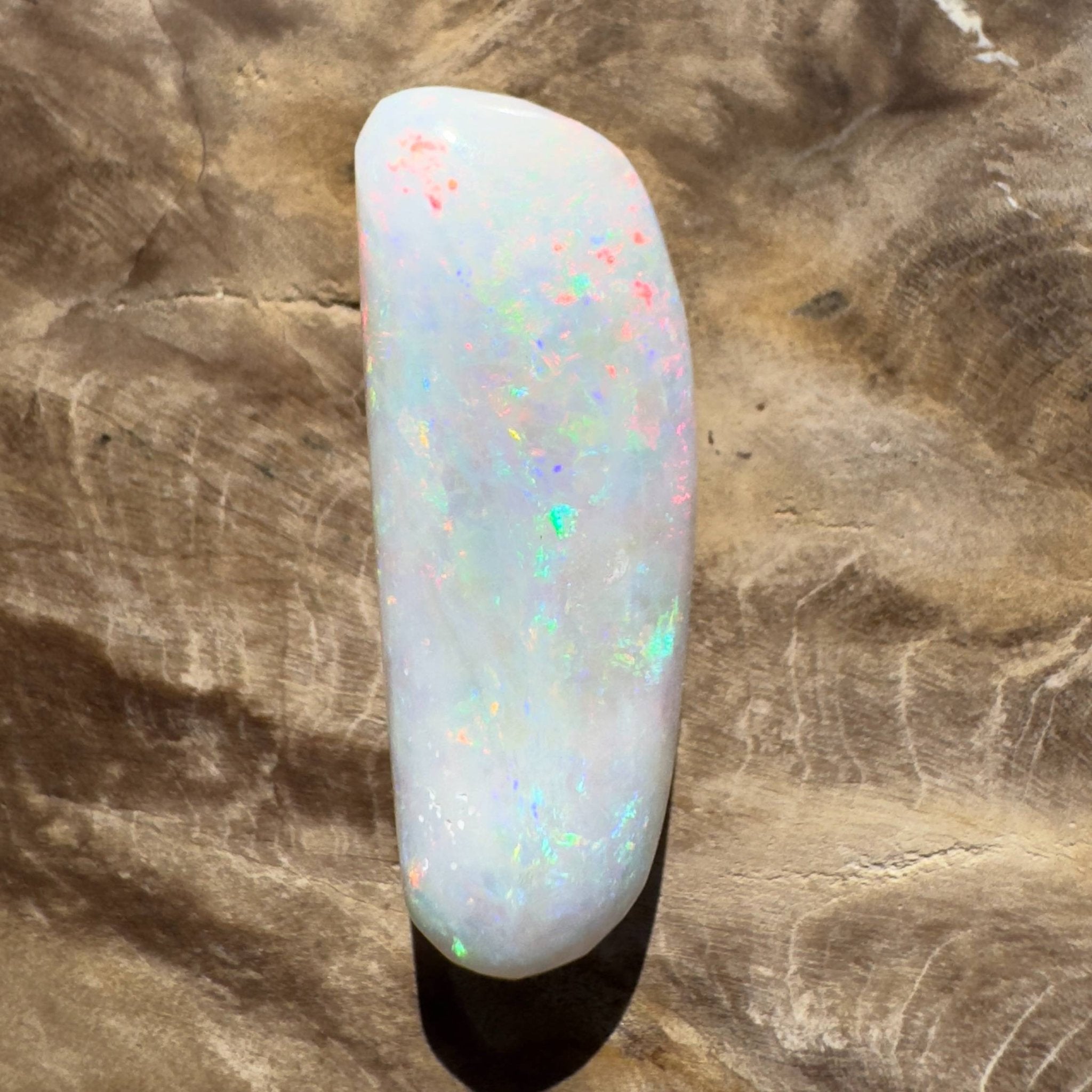 16.9ct Hand - cut Solid Australian Coober Pedy Opal