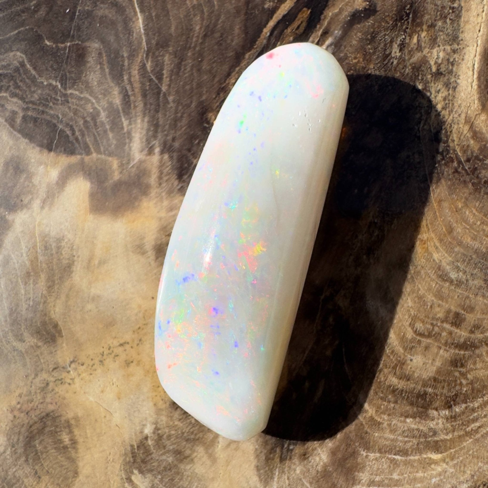 16.9ct Hand - cut Solid Australian Coober Pedy Opal