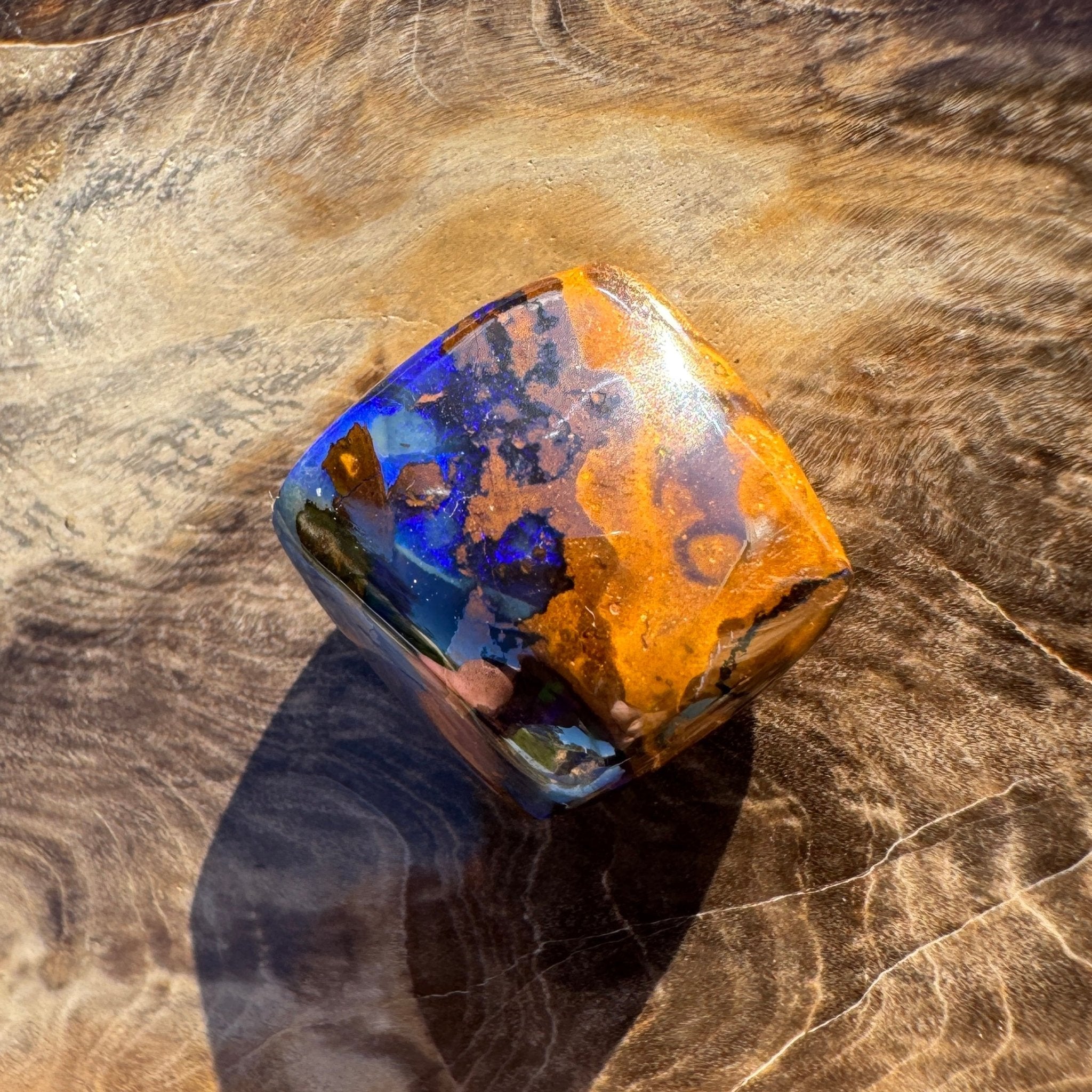 16.9ct Queensland Boulder Opal | Solid Australian Opal | Hand-Cut