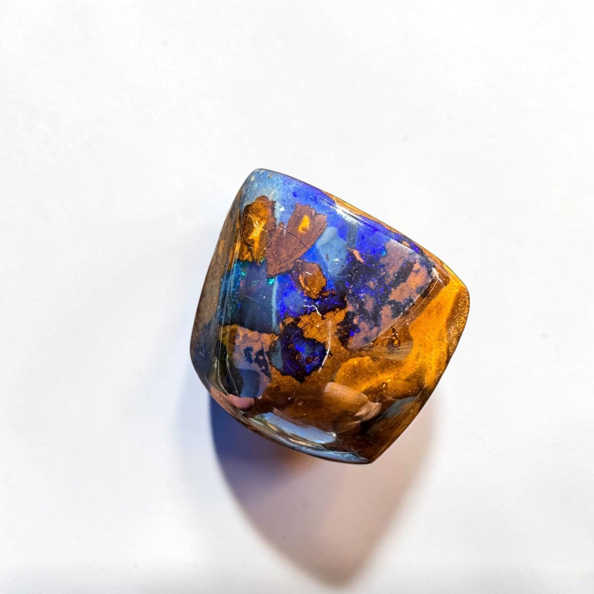 16.9ct Queensland Boulder Opal | Solid Australian Opal | Hand-Cut