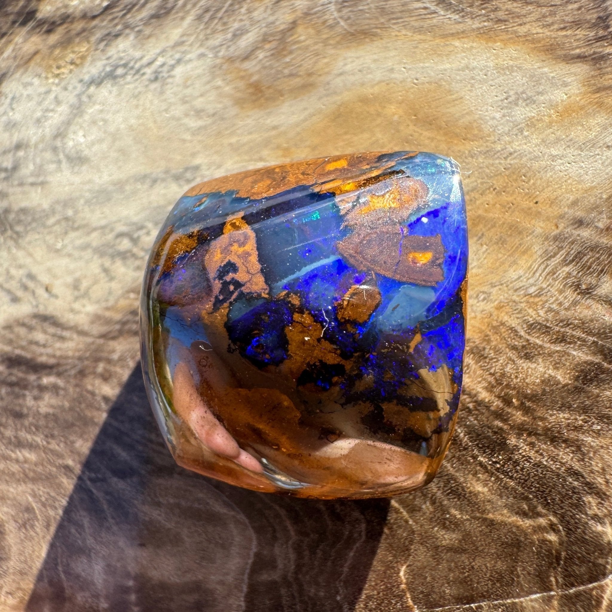 16.9ct Queensland Boulder Opal | Solid Australian Opal | Hand-Cut