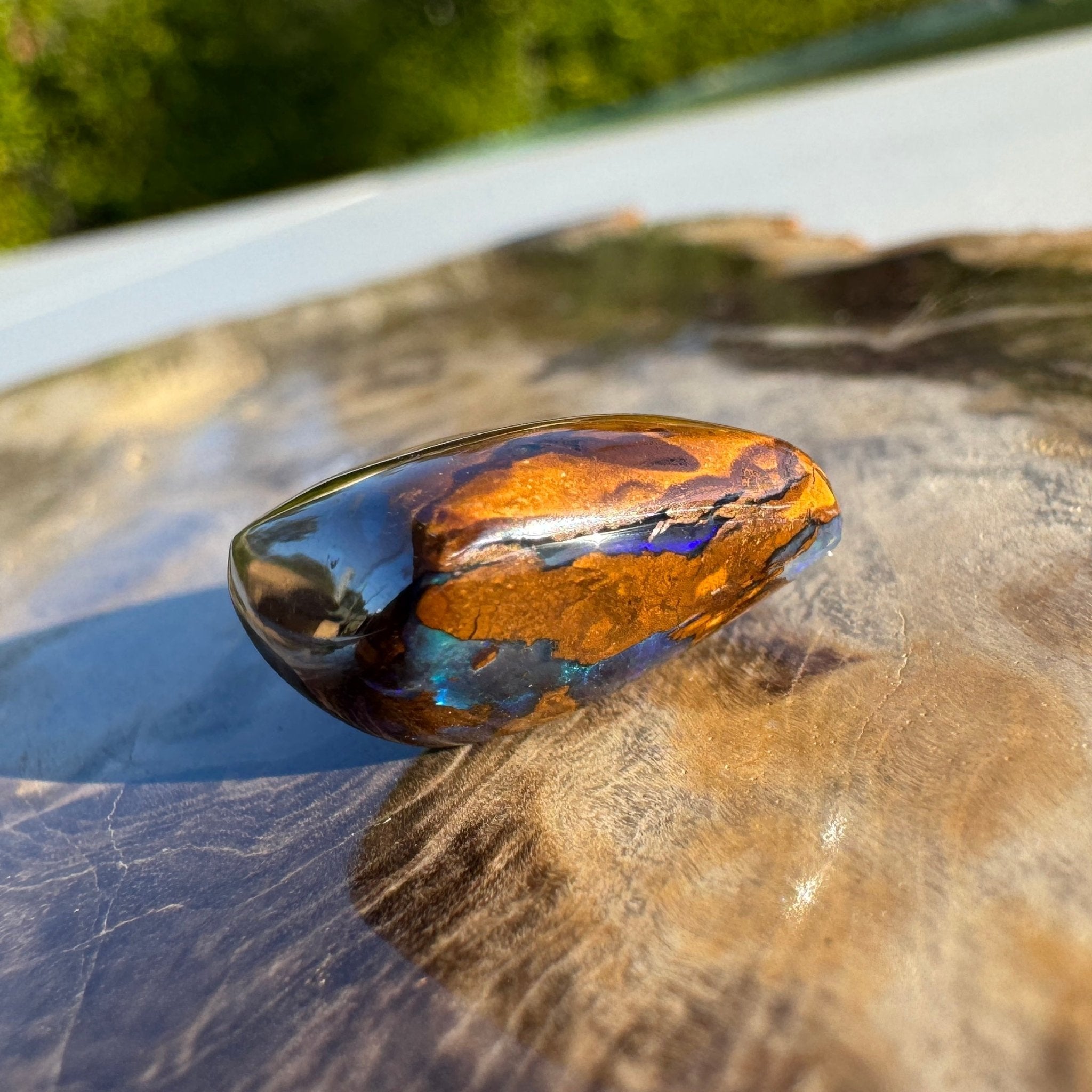 16.9ct Queensland Boulder Opal | Solid Australian Opal | Hand-Cut