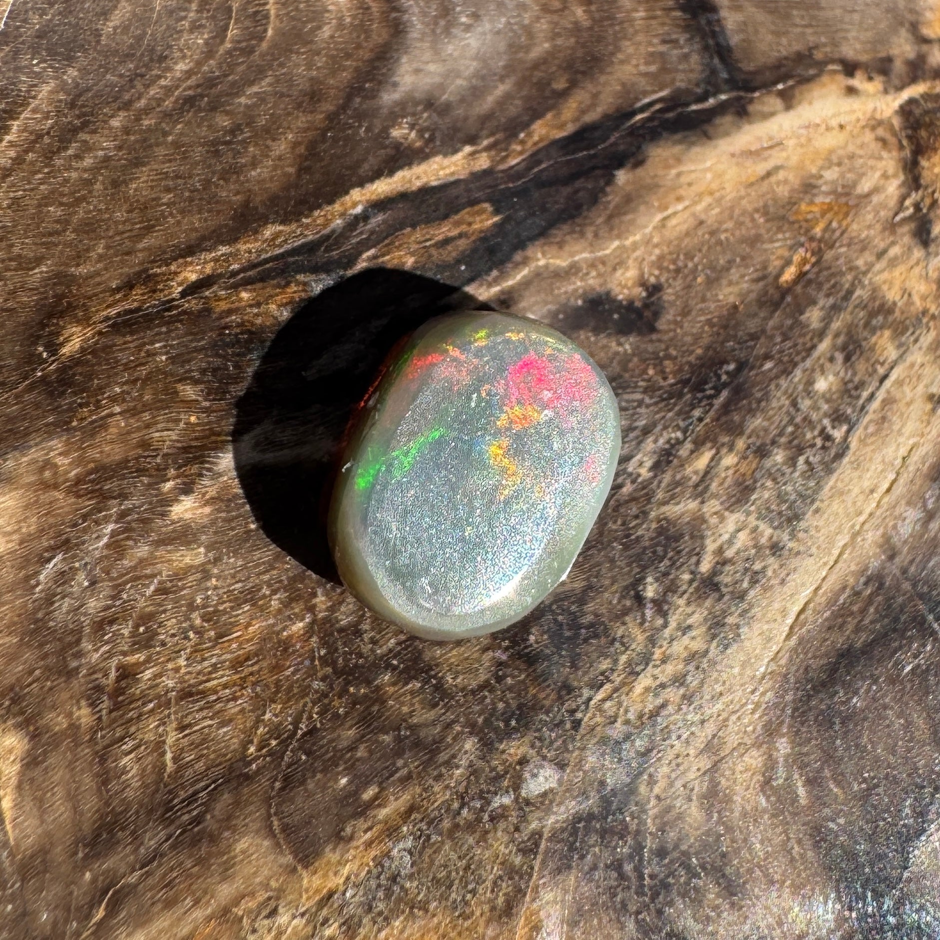 1.6ct Lightning Ridge Semi Black Opal | Solid Australian Opal | Hand-Cut