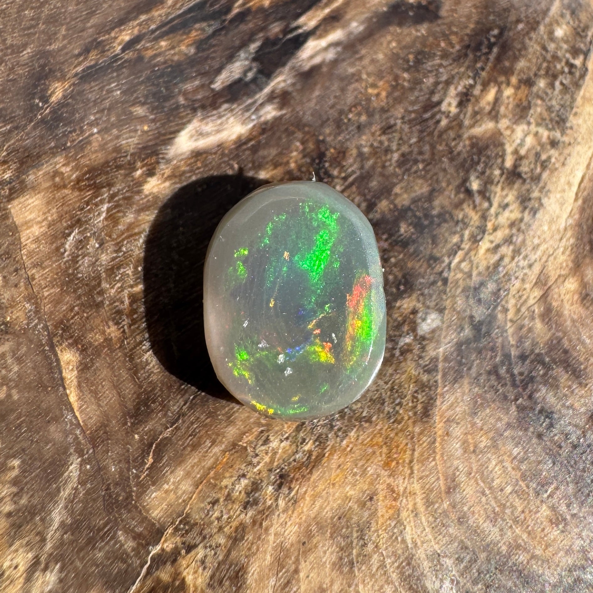 1.6ct Lightning Ridge Semi Black Opal | Solid Australian Opal | Hand-Cut