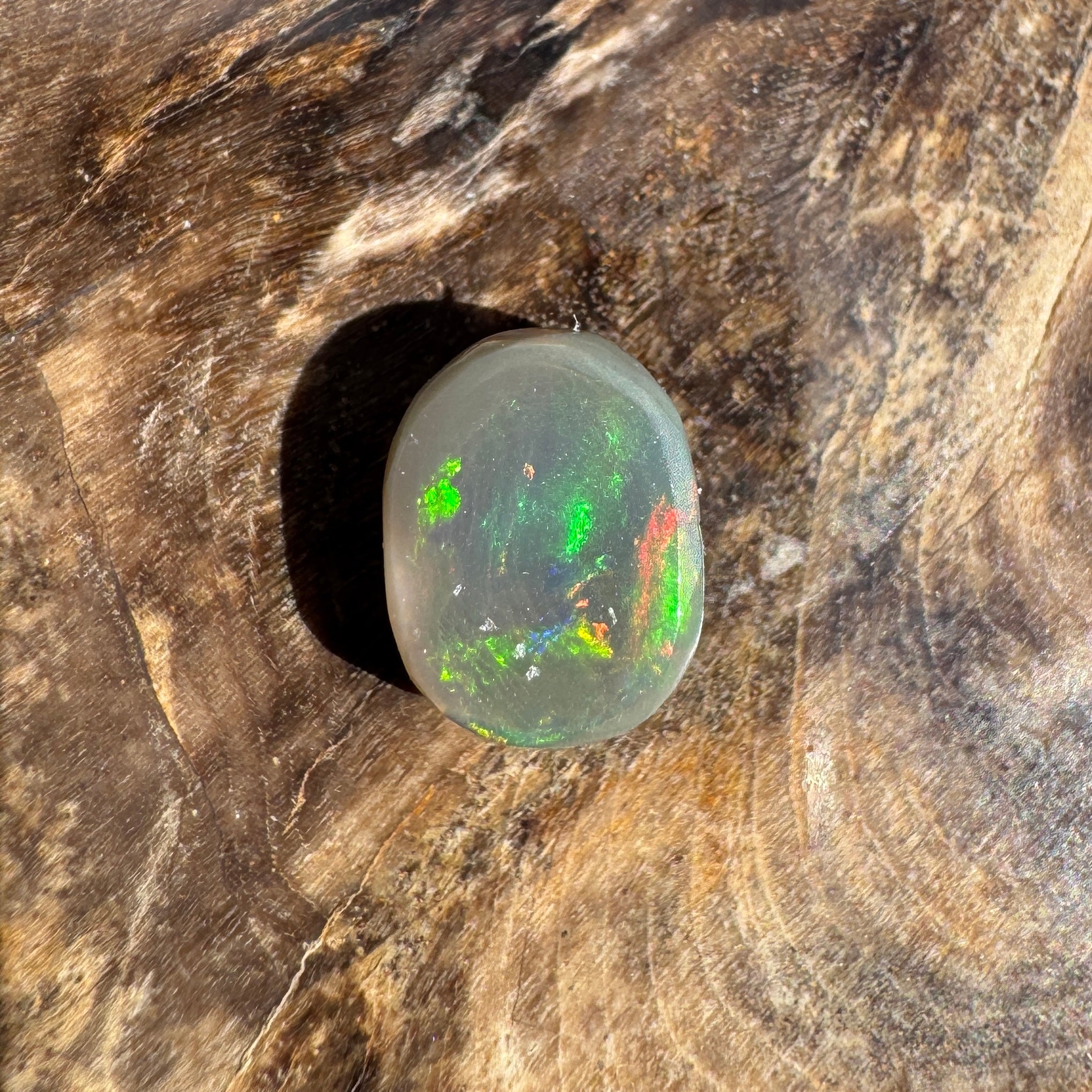 1.6ct Lightning Ridge Semi Black Opal | Solid Australian Opal | Hand-Cut