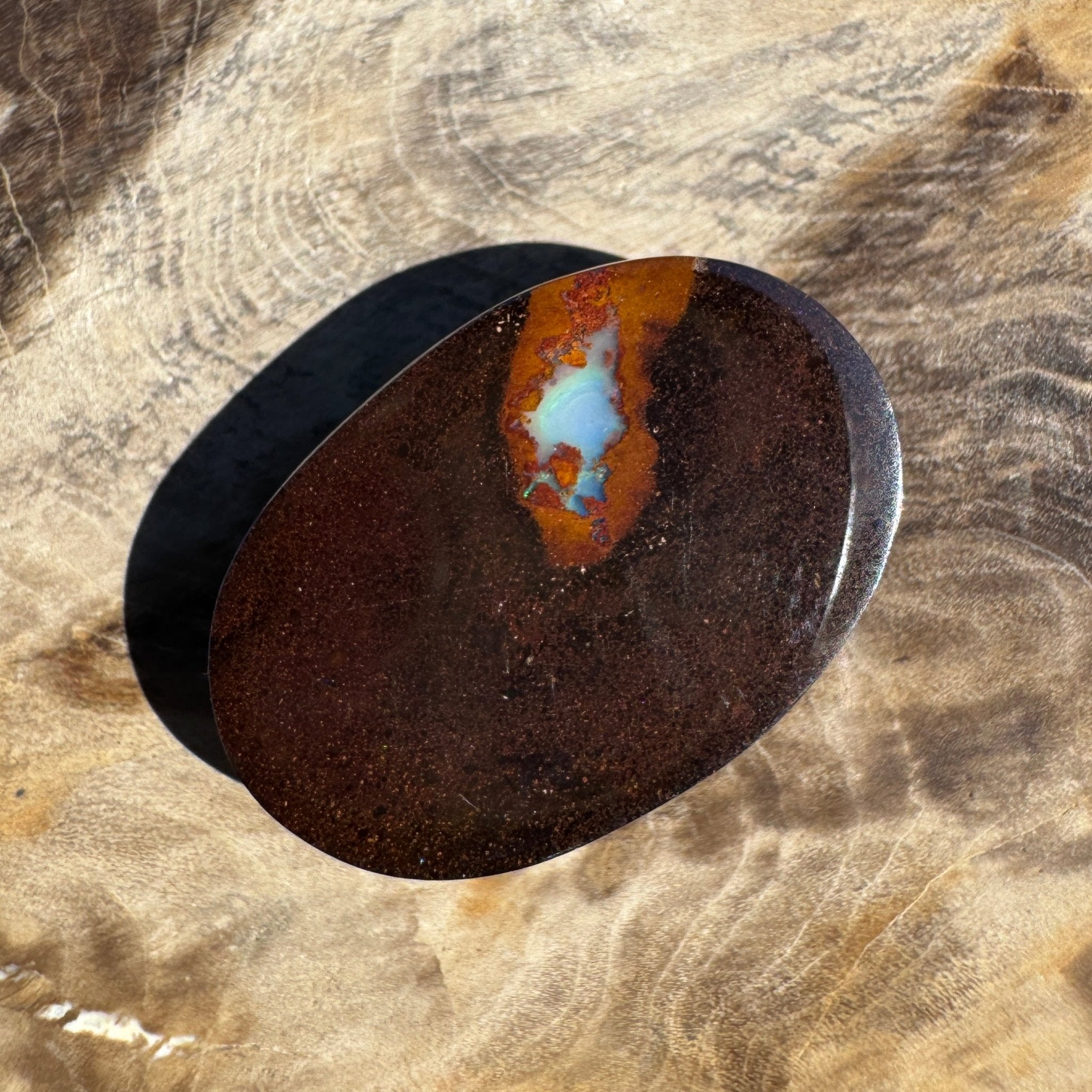 17ct Queensland Boulder Opal | Solid Australian Opal | Hand-Cut