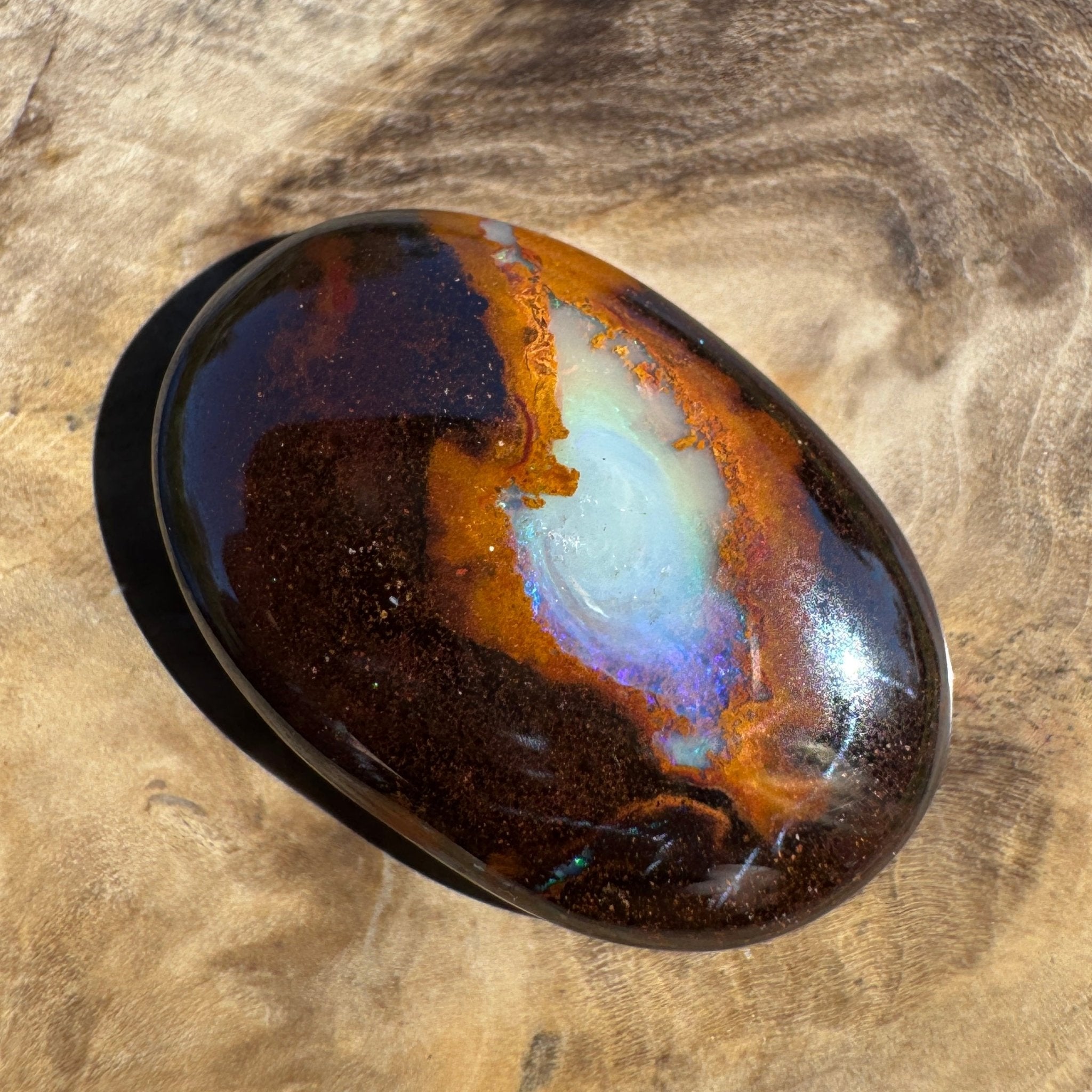 17ct Queensland Boulder Opal | Solid Australian Opal | Hand-Cut